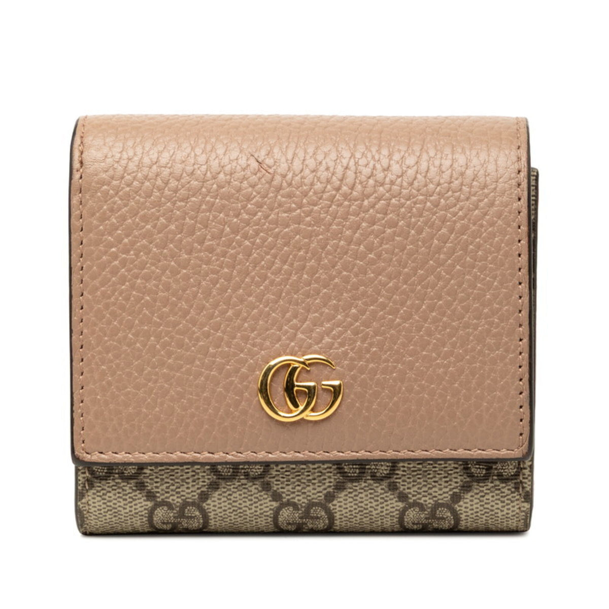 Gucci Beige Pvc Leather Wallet (Bi-Fold) (Pre-Owned)