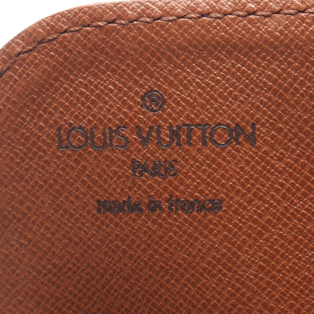 Louis Vuitton Monogram Brown Coated Canvas Leather Handbag Shoulder Bag (Pre-Owned)