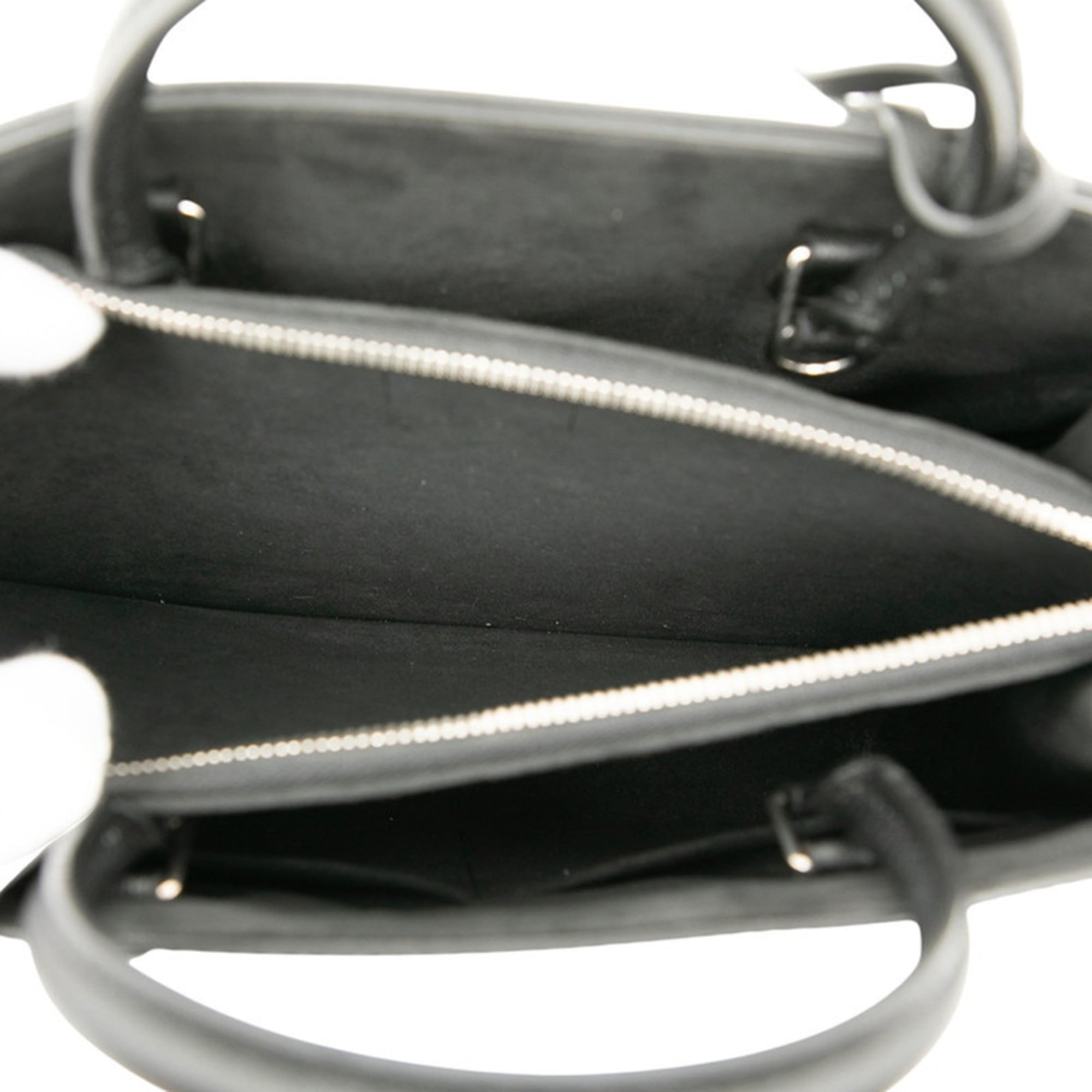 Louis Vuitton Black Noir Leather Handbag Shoulder Bag (Pre-Owned)