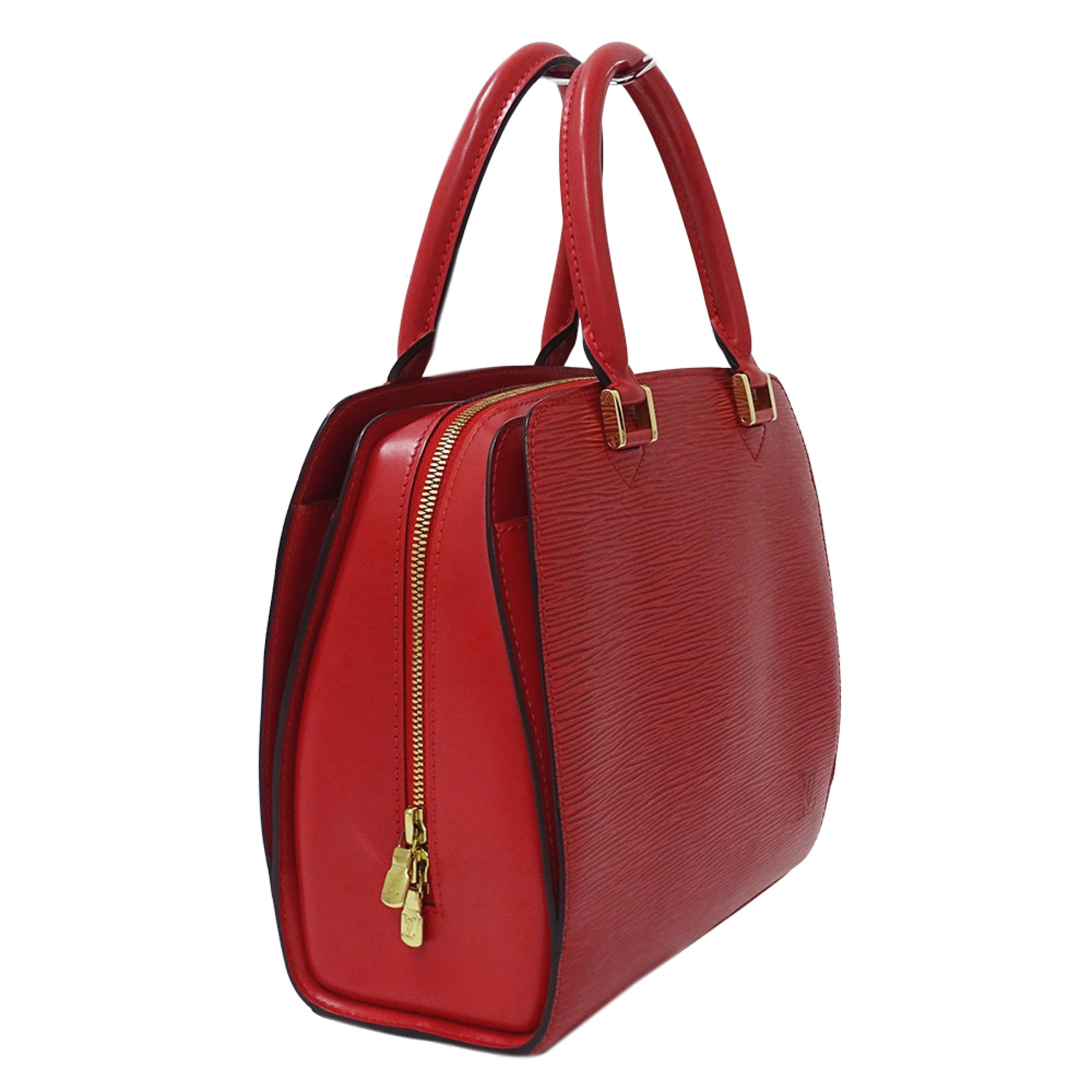 Louis Vuitton Castilian Red Epi Leather Handbag (Pre-Owned)
