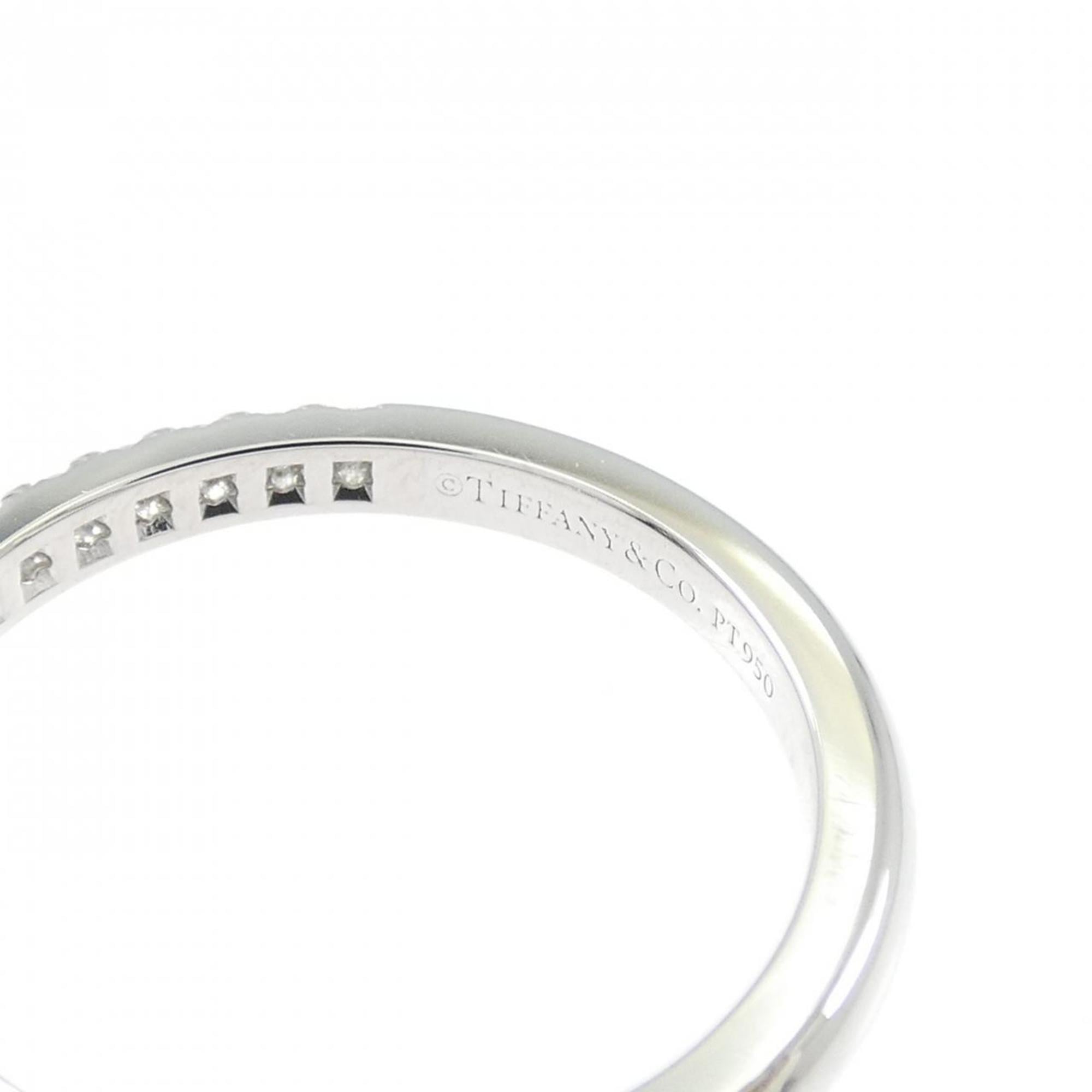 Tiffany Platinum Platinum 950 Band Ring (Pre-Owned)