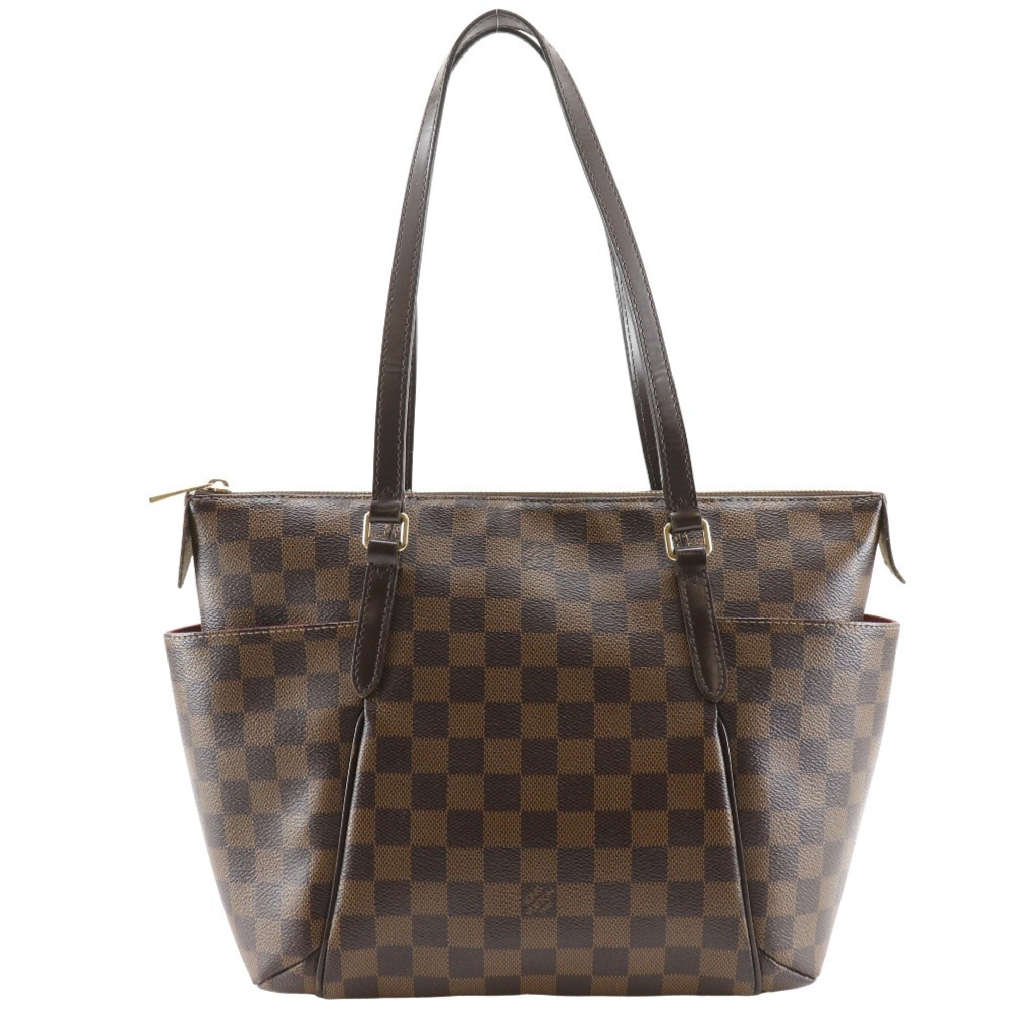 Louis Vuitton Damier Brown Damier Canvas Tote Bag (Pre-Owned)