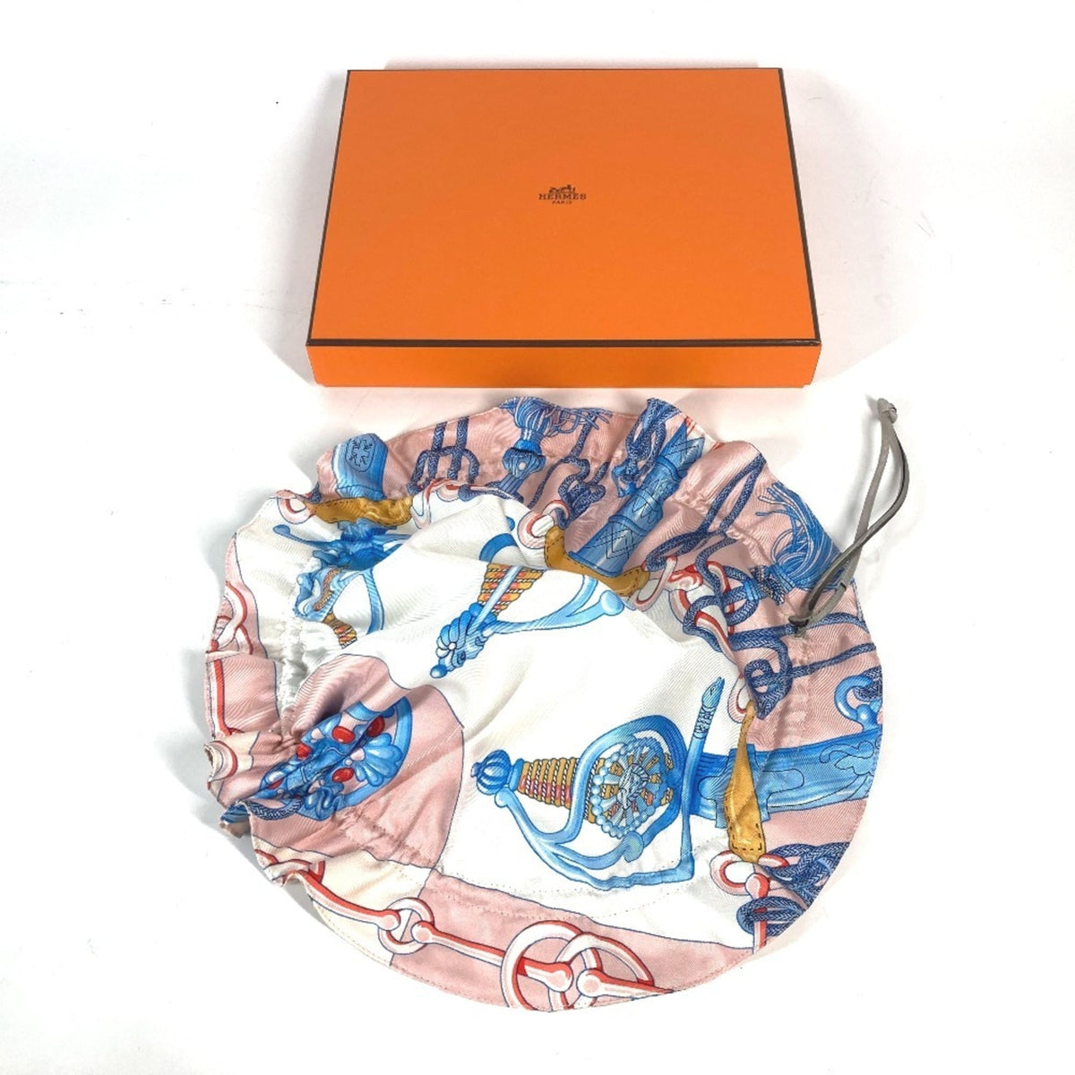 Hermes Pink Silk Pouch (Pre-Owned)