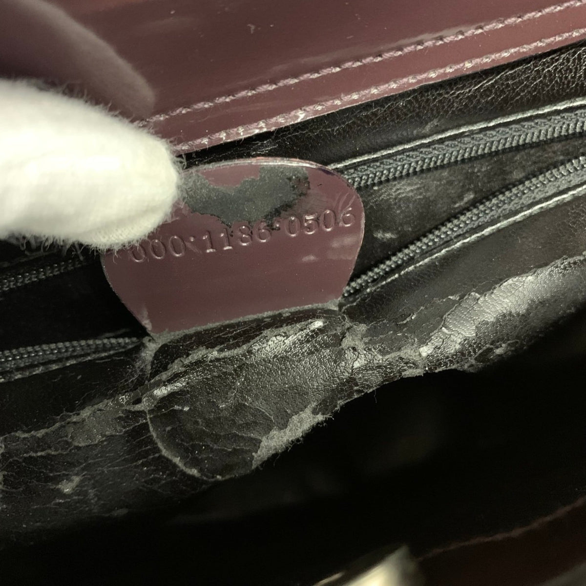Gucci Brown Patent Leather Shoulder Bag (Pre-Owned)
