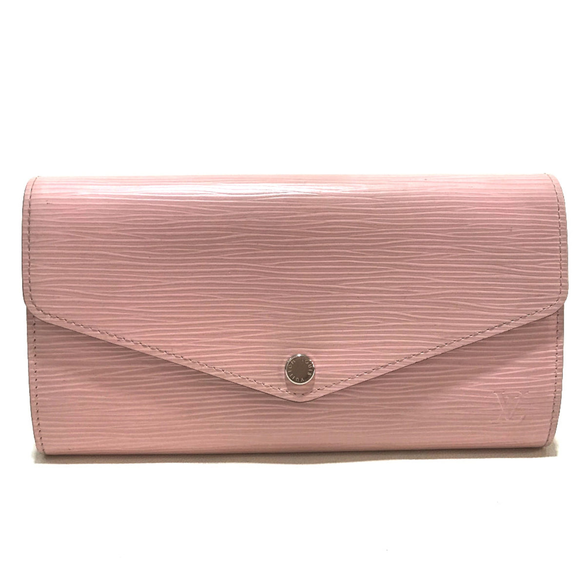 Louis Vuitton Pink Leather Wallet (Bi-Fold) (Pre-Owned)