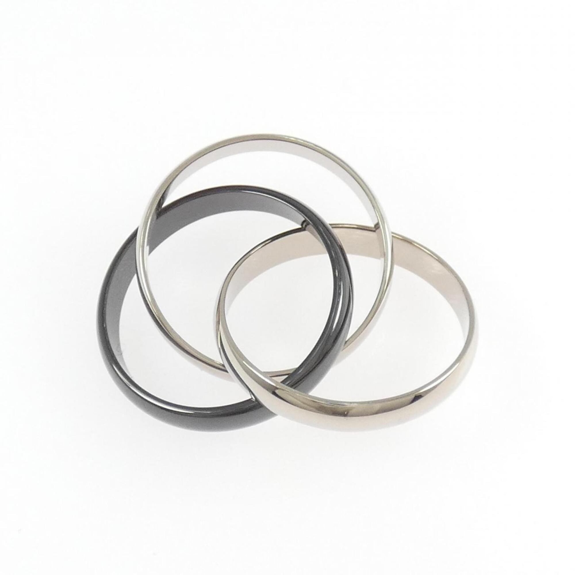 Cartier White Gold (18K) Ceramic Band Ring (Pre-Owned)