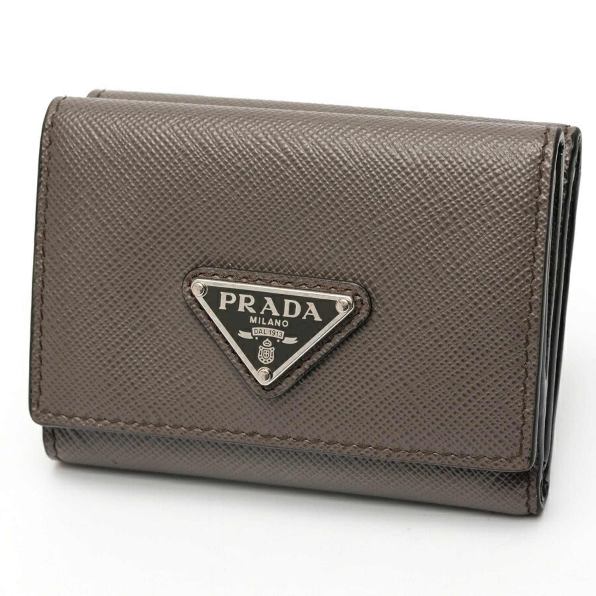 Prada Leather Wallet (Tri-Fold) (Pre-Owned)