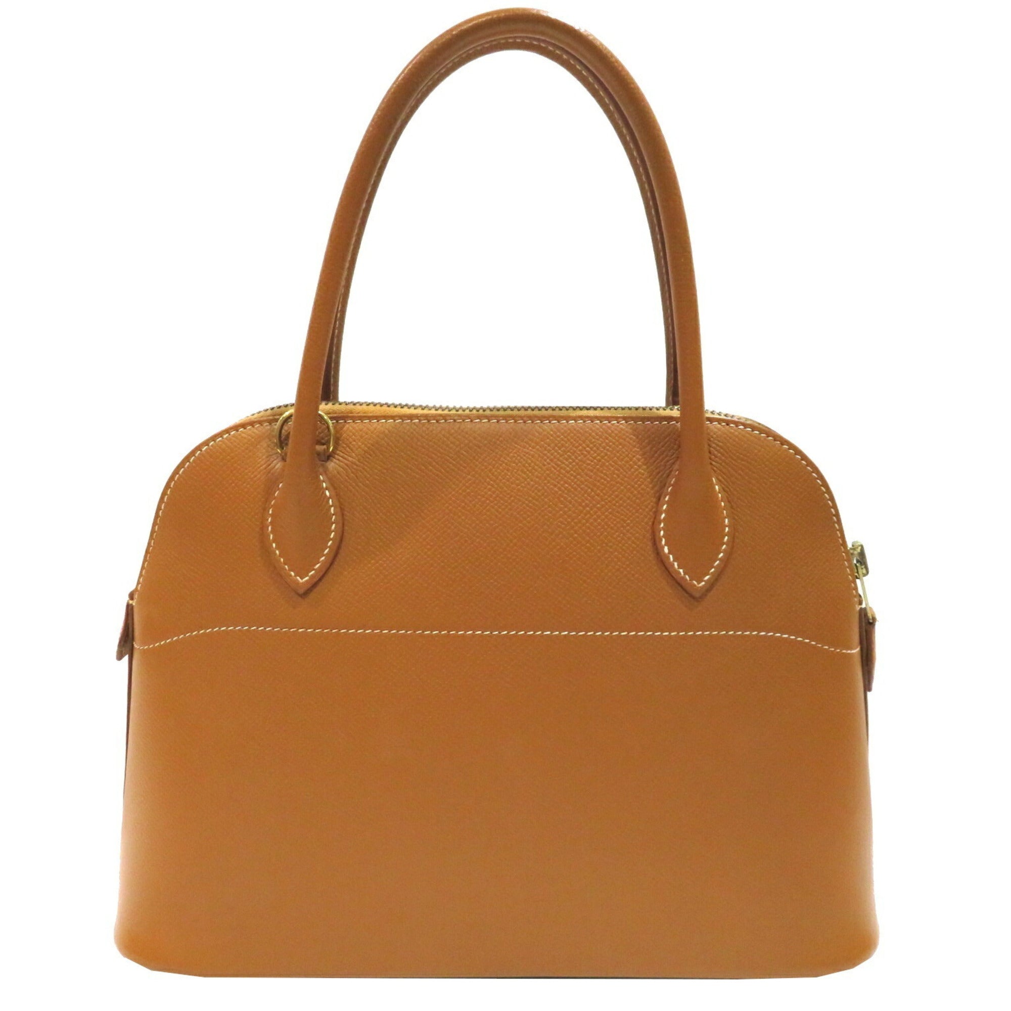 Hermes Gold Courchevel Leather Handbag (Pre-Owned)