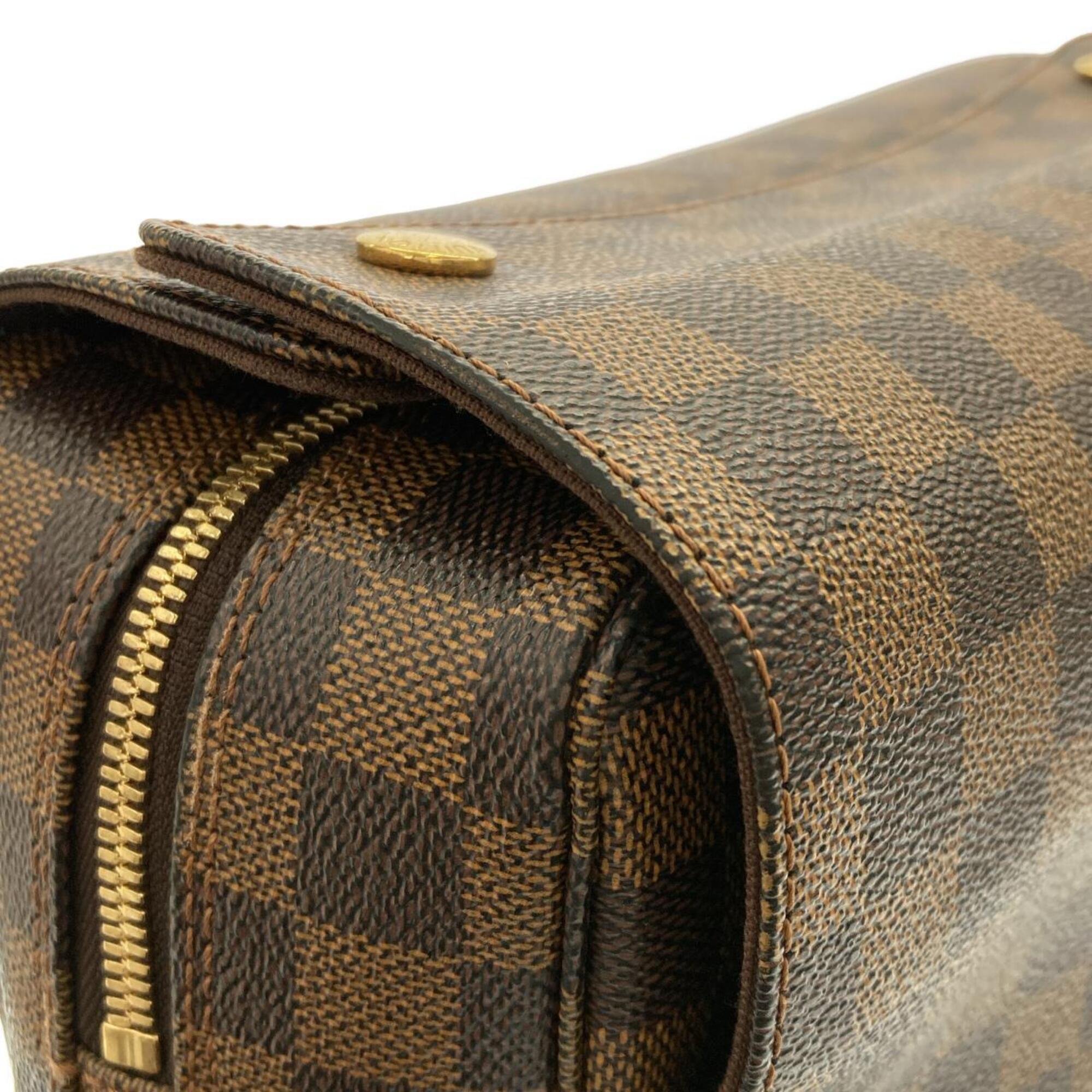 Louis Vuitton Ebene Coated Canvas Shoulder Bag (Pre-Owned)