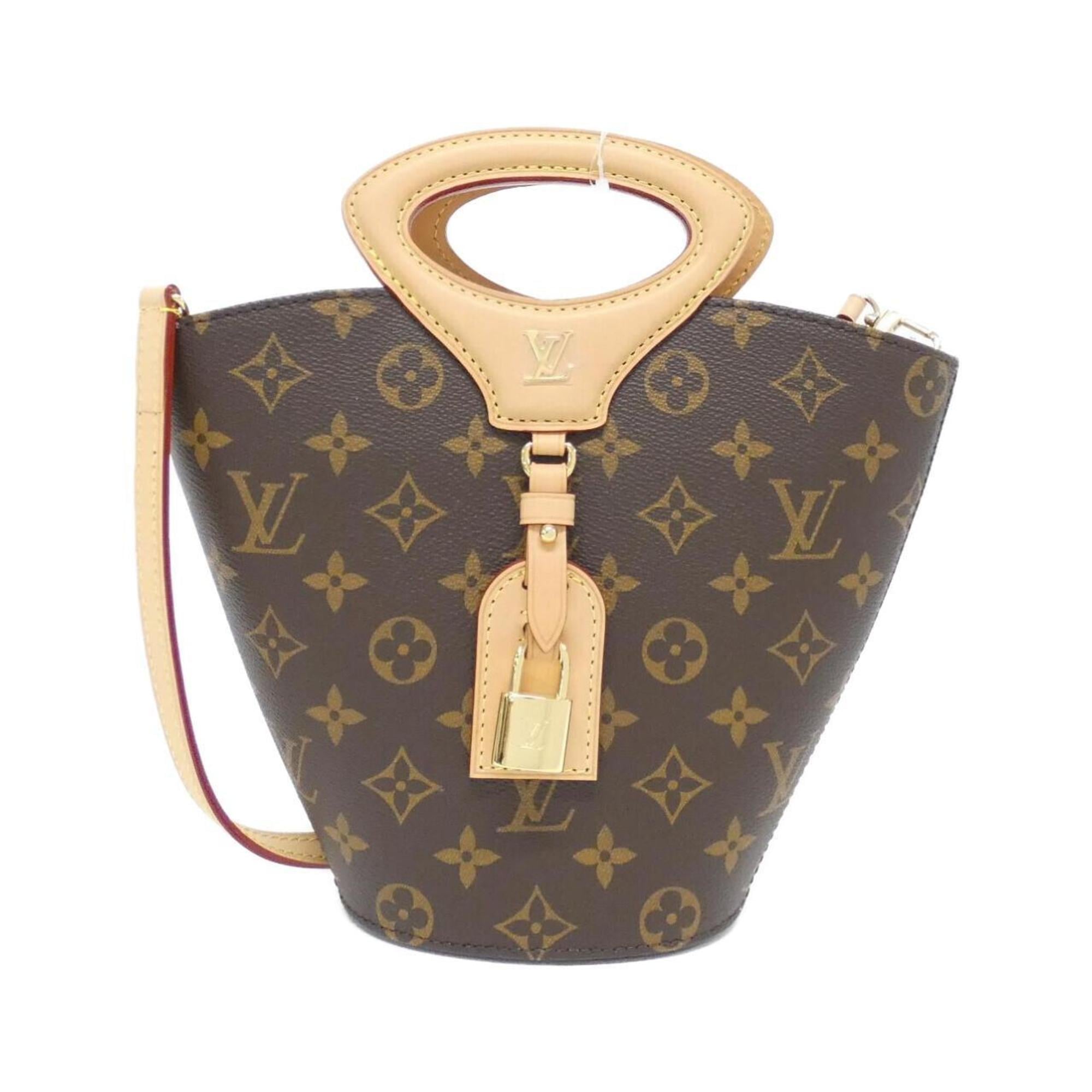 Louis Vuitton Marron Coated Canvas Shoulder Bag (Pre-Owned)