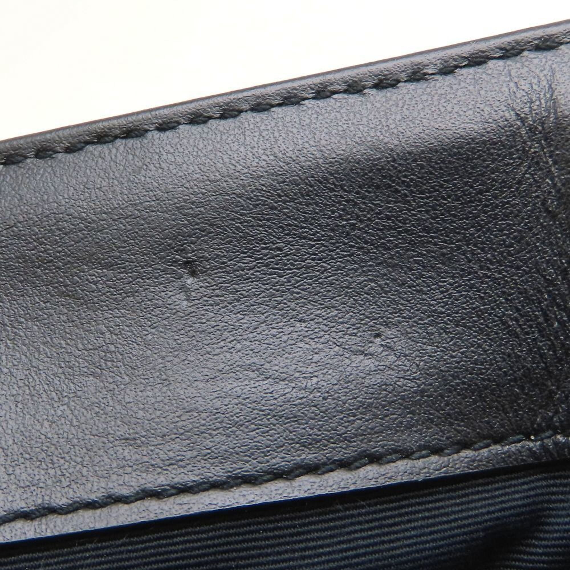 Yves Saint Laurent Black Leather Shoulder Bag (Pre-Owned)