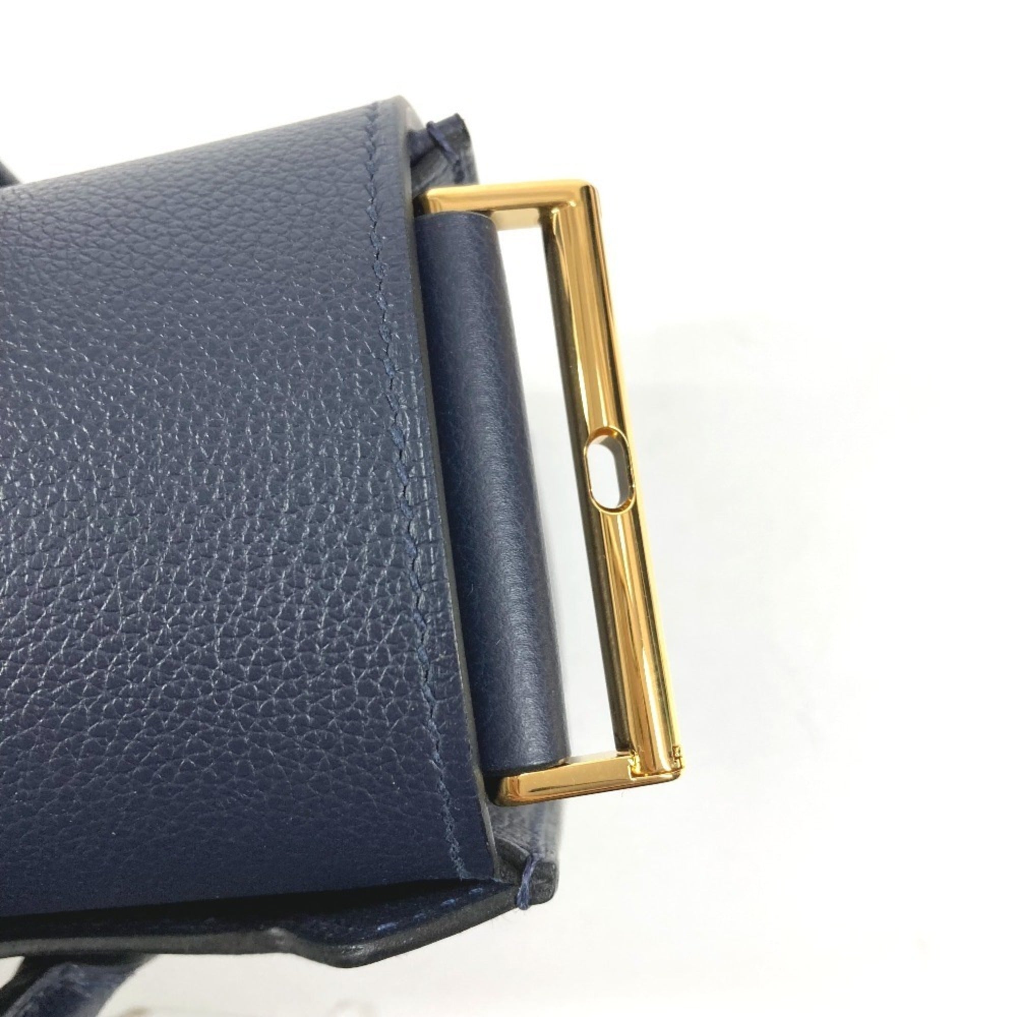 Hermes Drag Navy Shoulder Bag (Pre-Owned)