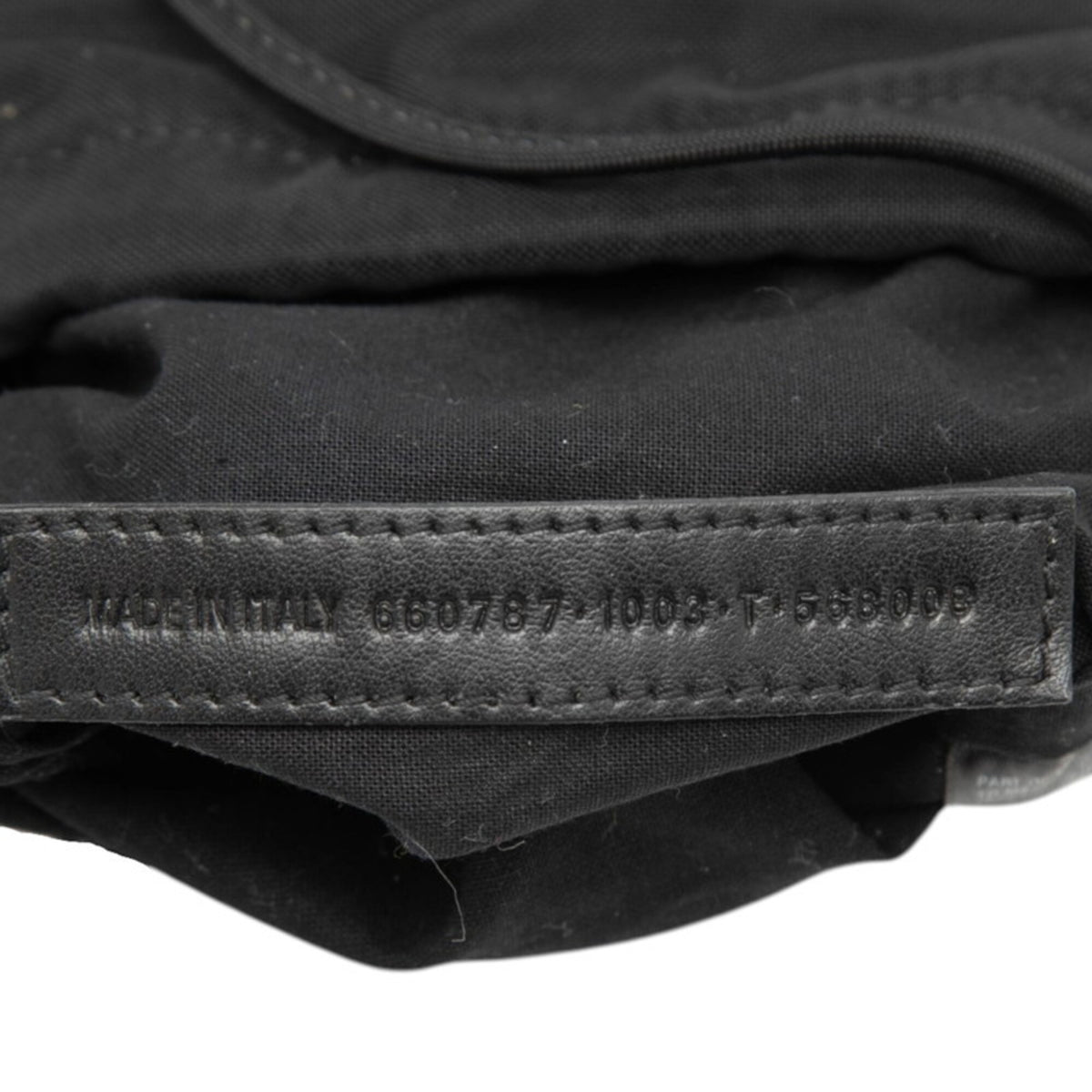 Balenciaga Black Leather Handbag Shoulder Bag (Pre-Owned)