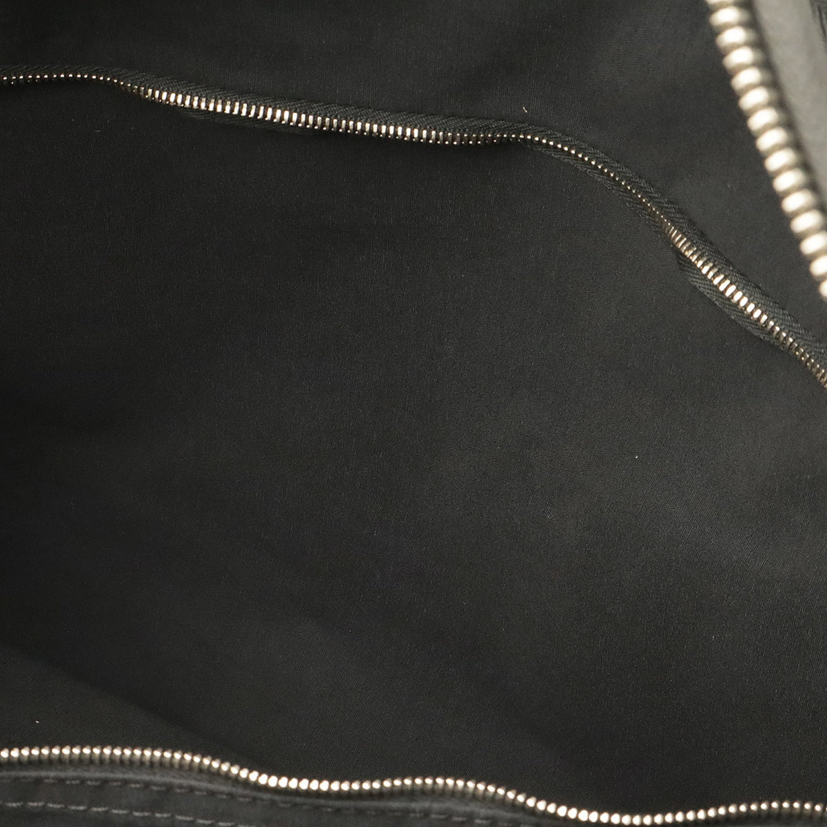Hermes Black Toile Chevron Boston Bag Handbag Tote Bag (Pre-Owned)