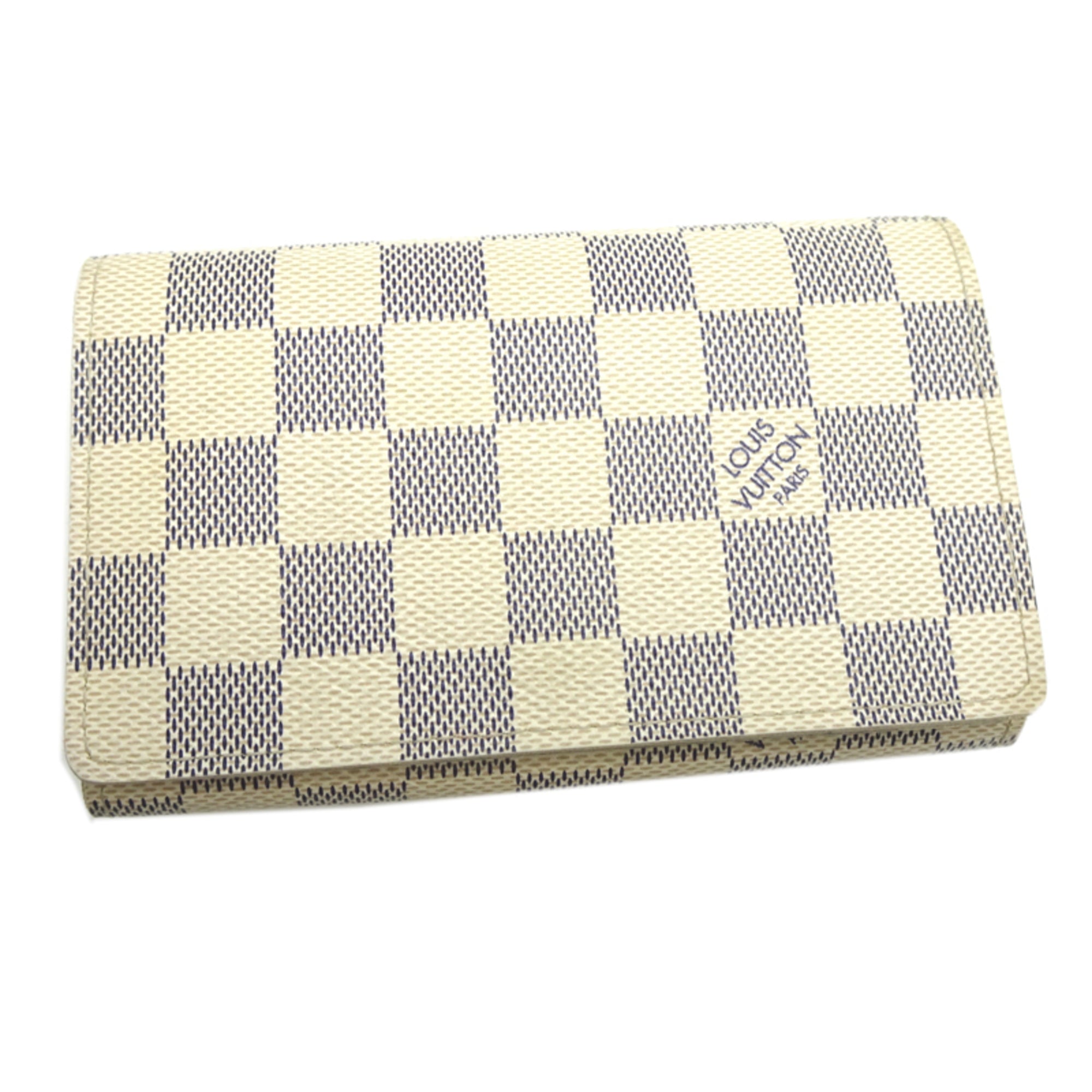 Louis Vuitton White Damier Azur Wallet (Bi-Fold) (Pre-Owned)