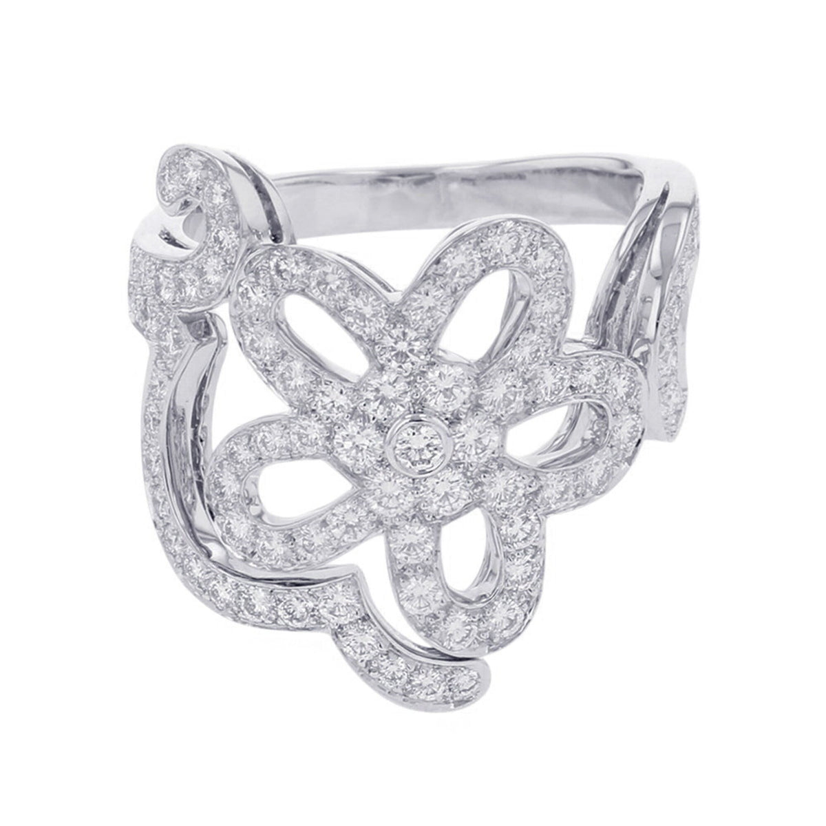 Van Cleef & Arpels White Gold (18K) Band Ring (Pre-Owned)