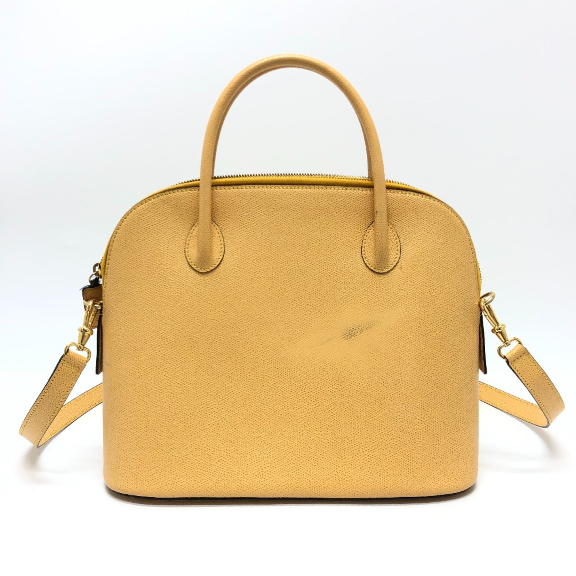 Celine Yellow Leather Shoulder Bag (Pre-Owned)