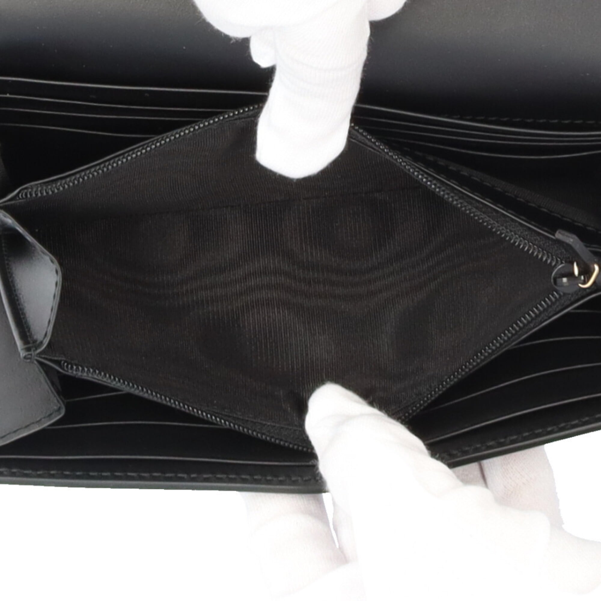 Gucci Black Leather Coin Purse/Coin Case (Pre-Owned)