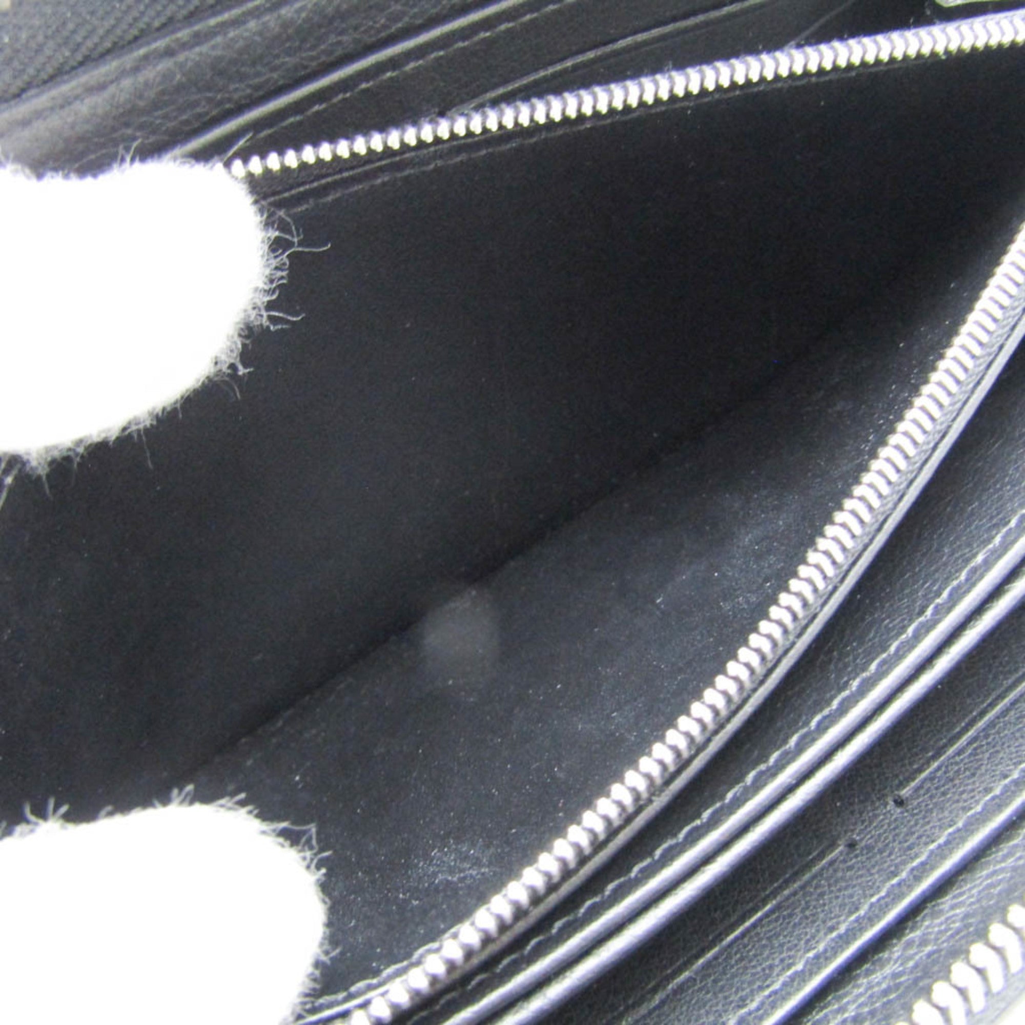 Louis Vuitton Mahina Noir Mahina Leather Long Wallet (Bi-Fold) (Pre-Owned)
