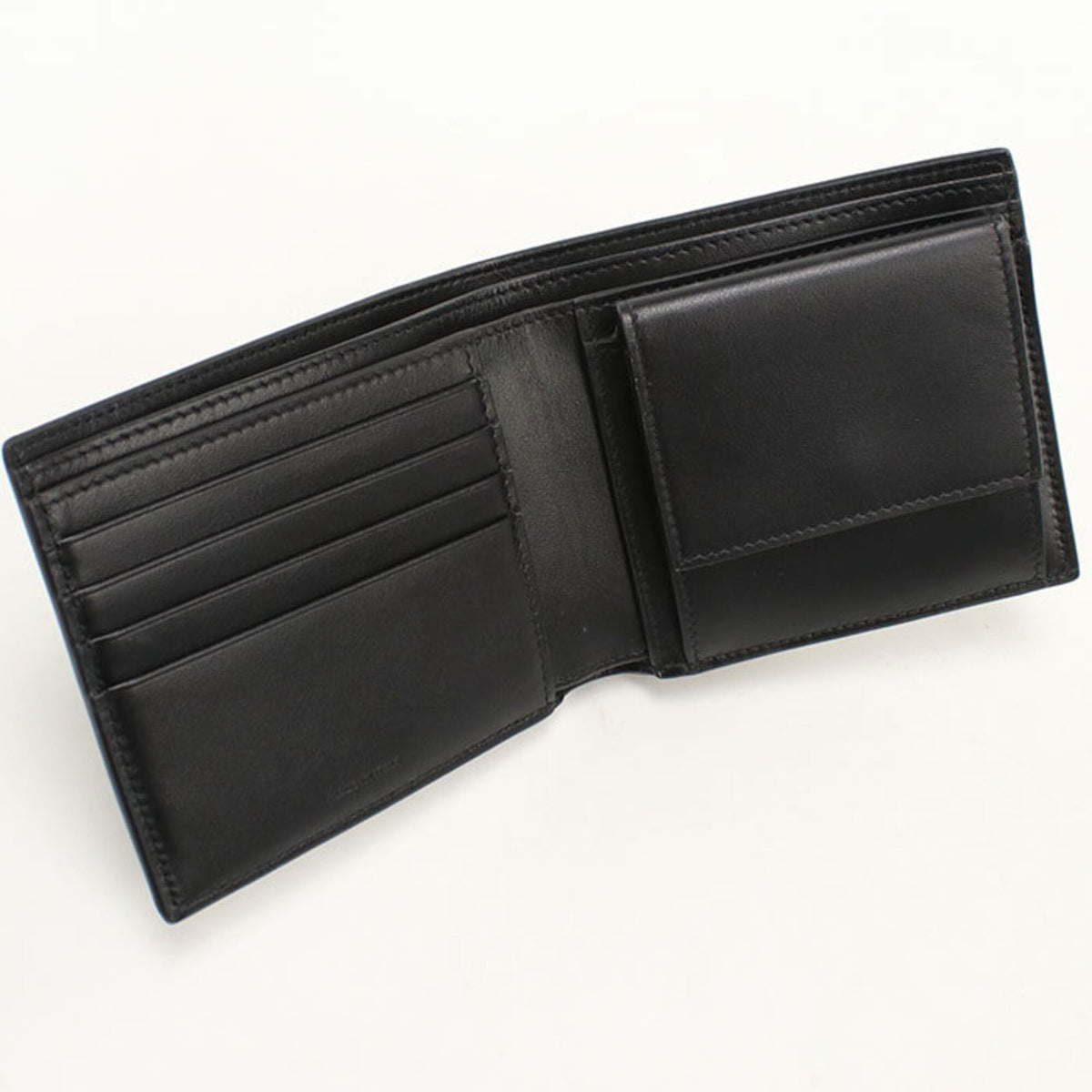 Celine Black Leather Wallet (Bi-Fold) (Pre-Owned)