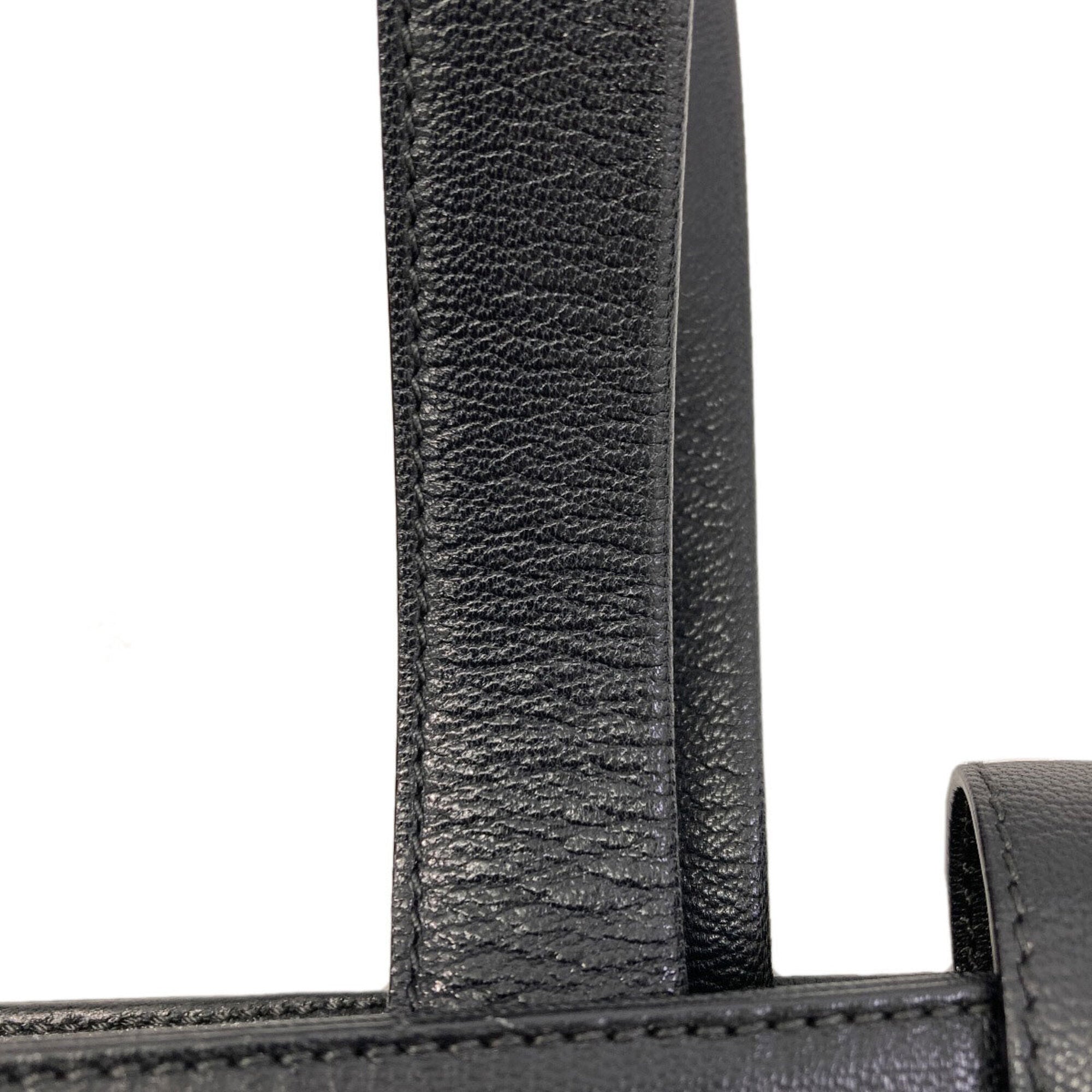 Bvlgari Black Leather Handbag (Pre-Owned)