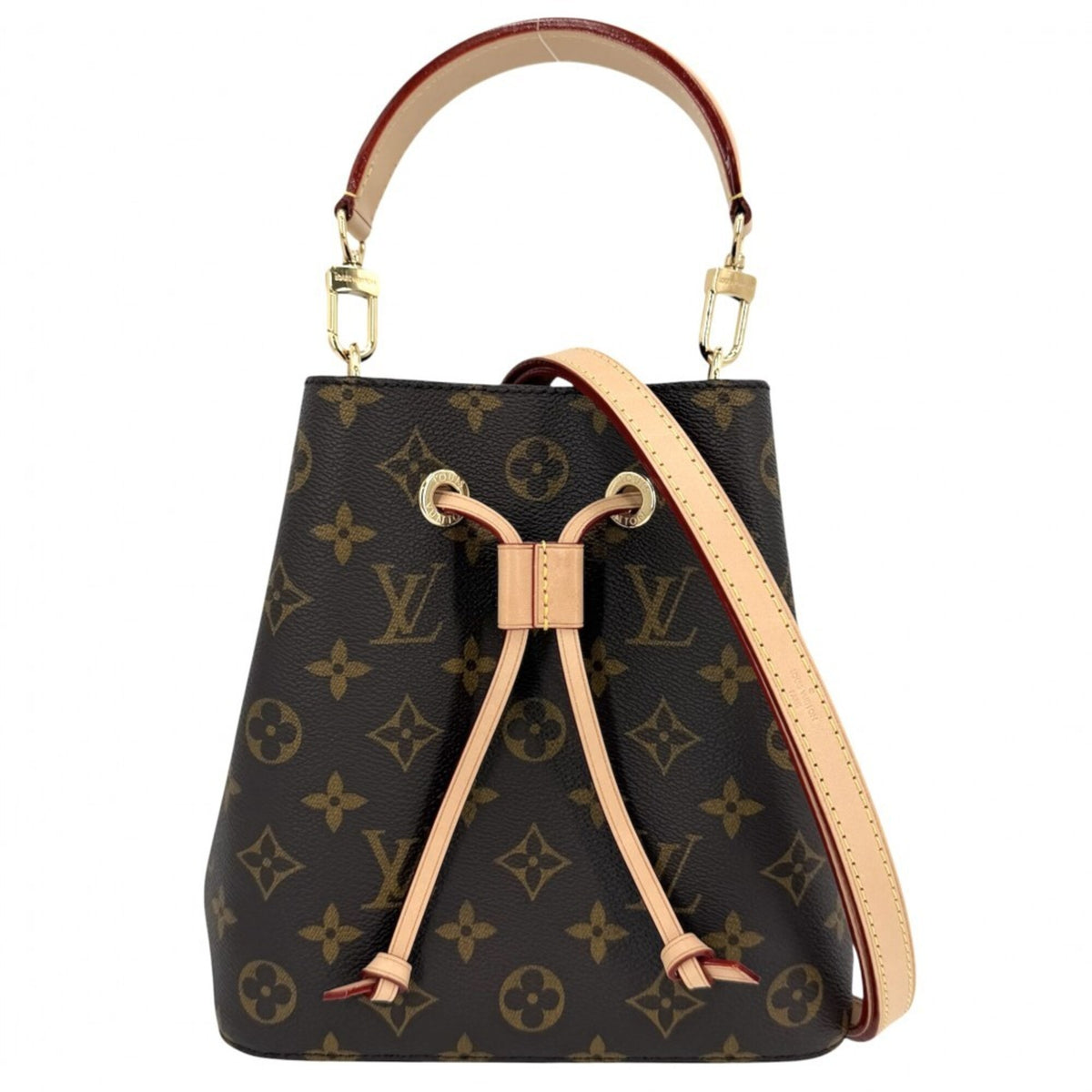 Louis Vuitton Brown Monogram Canvas Handbag Shoulder Bag (Pre-Owned)