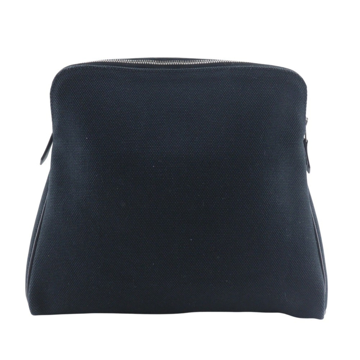 Hermes Black Canvas Pouch (Pre-Owned)