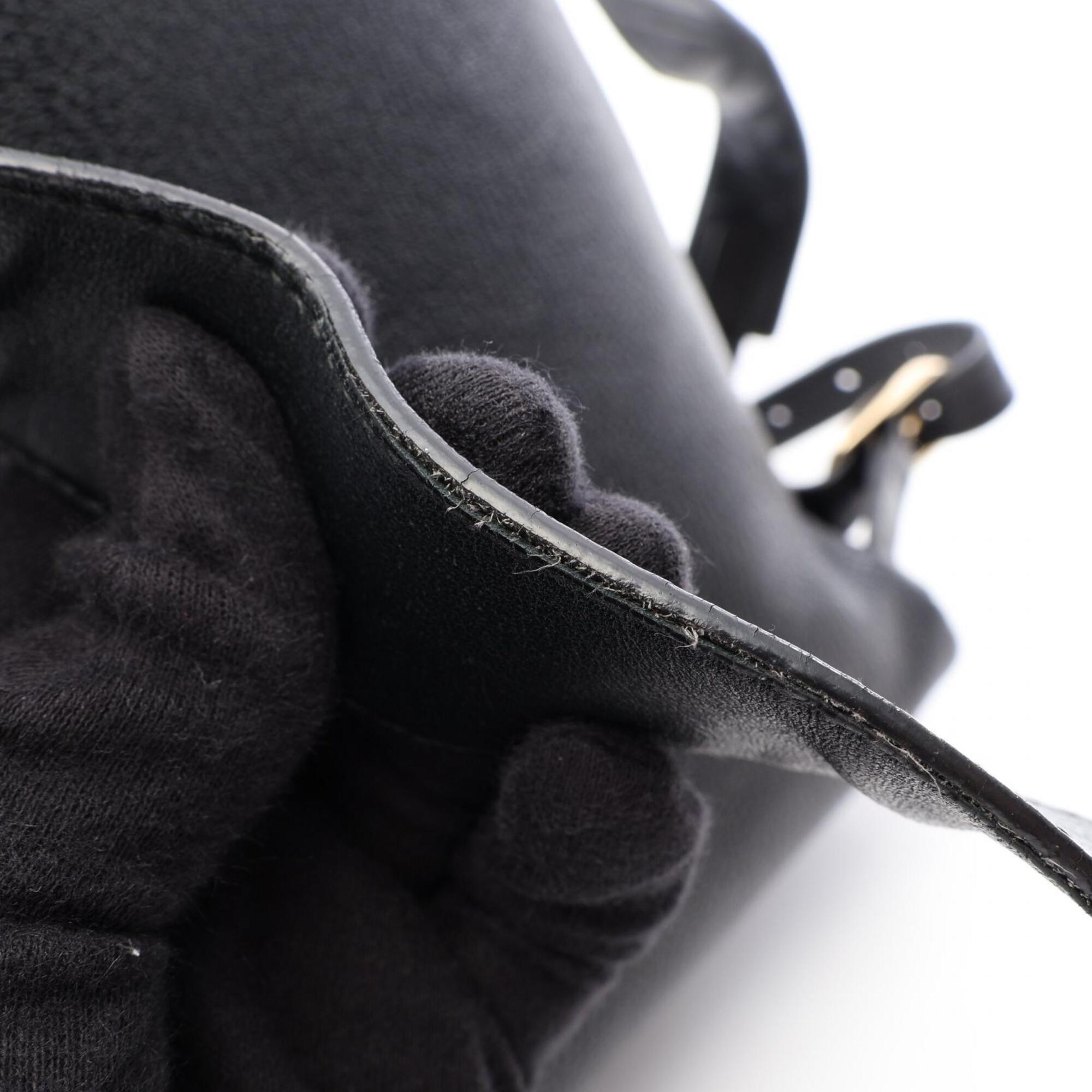 Balenciaga Black Leather Backpack Handbag (Pre-Owned)