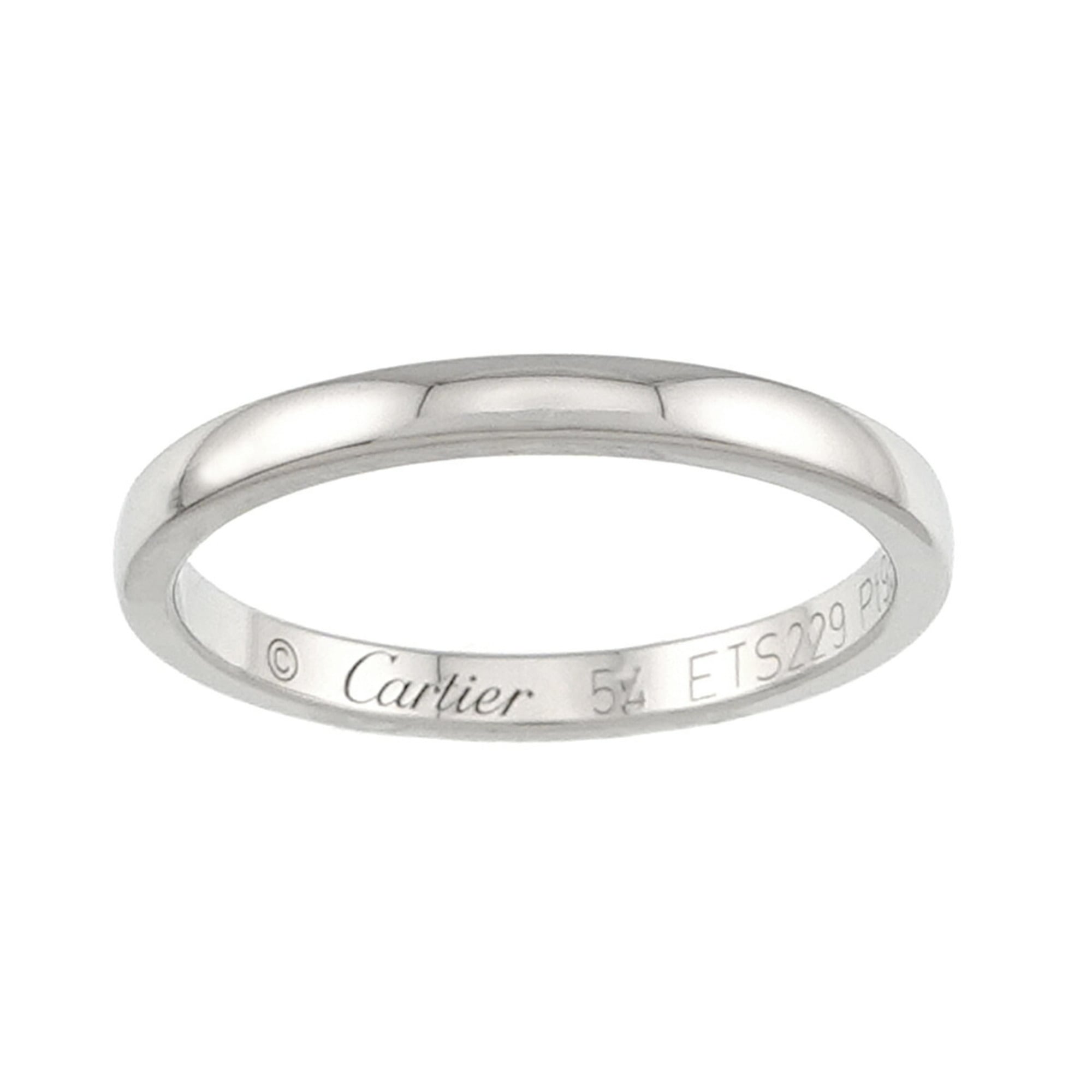 Cartier Platinum 950 Band Ring (Pre-Owned)