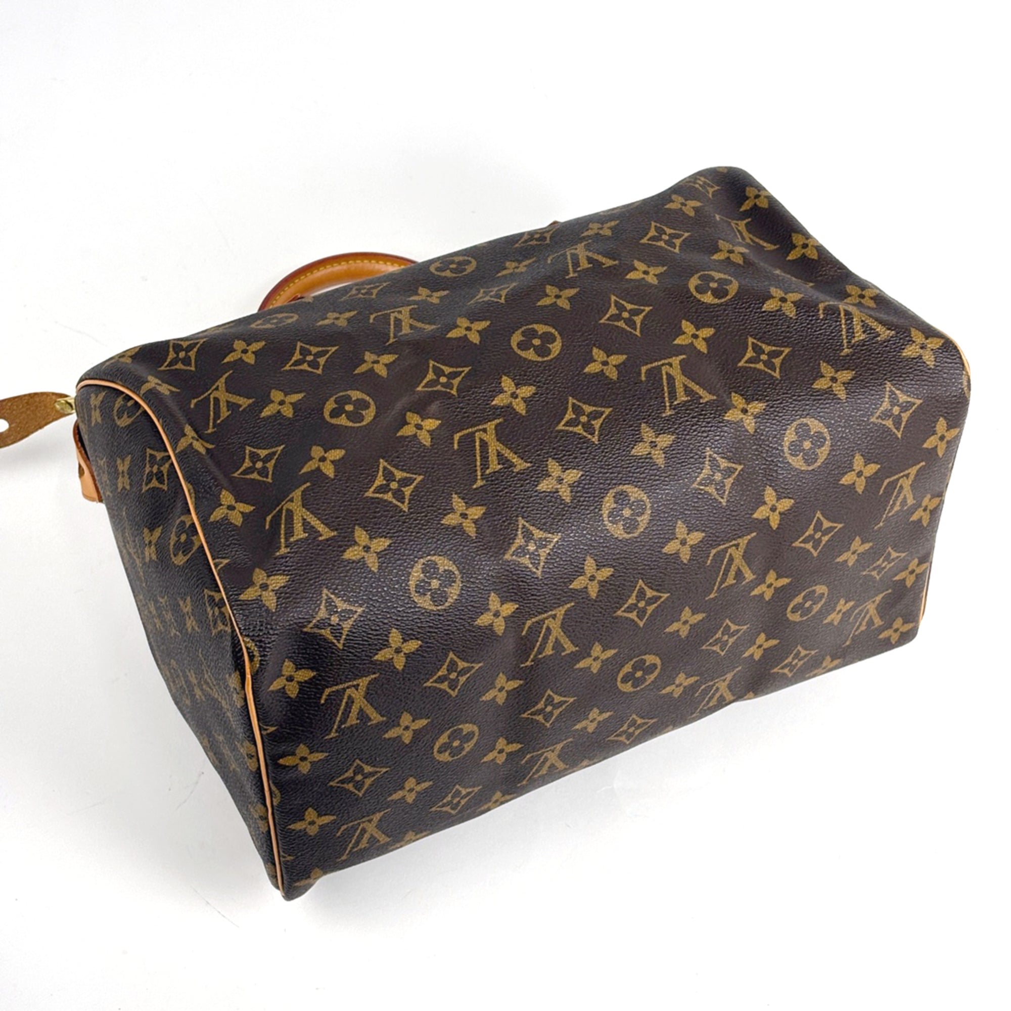 Louis Vuitton Brown Monogram Boston Bag Handbag (Pre-Owned)