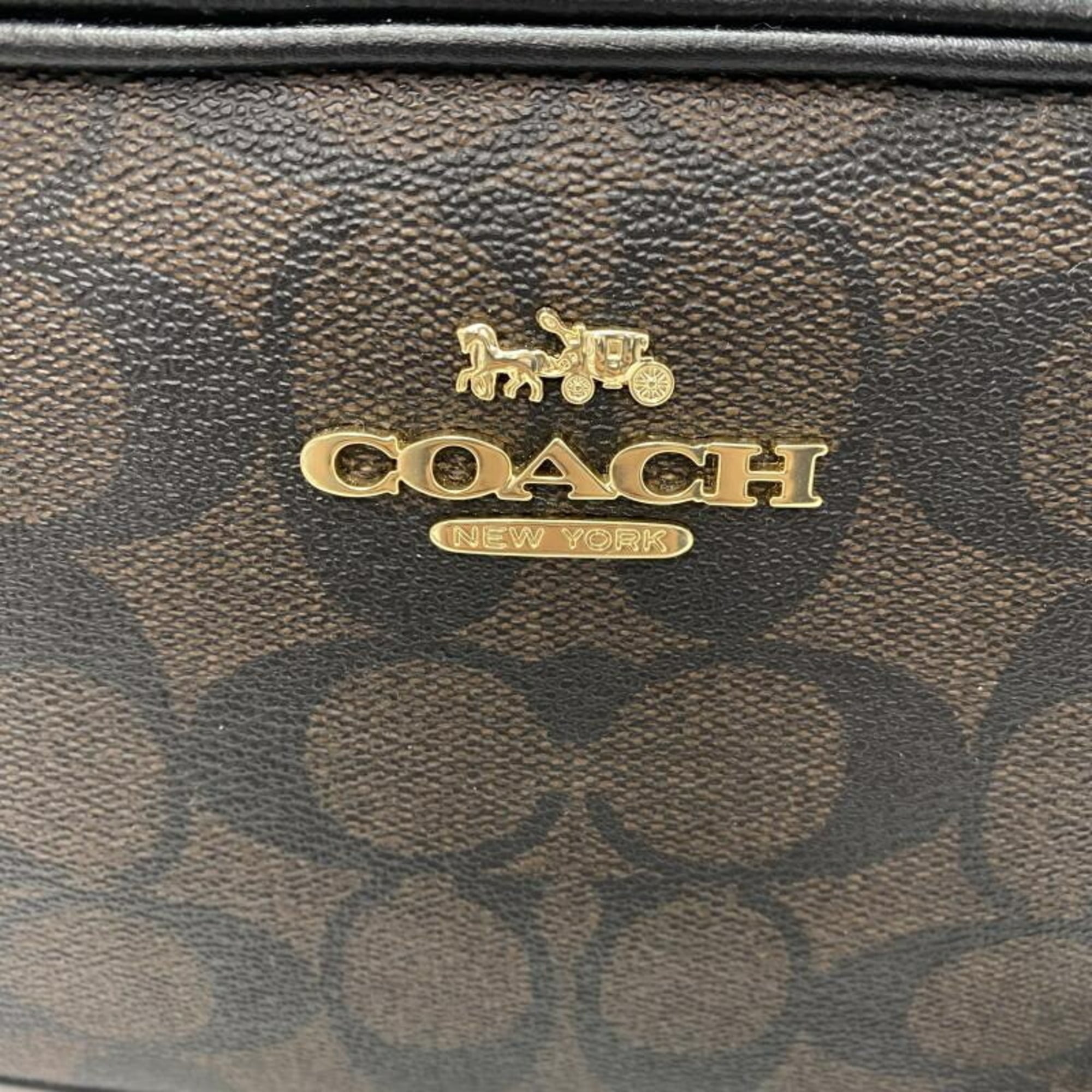Coach Signature Brown Shoulder Bag (Pre-Owned)