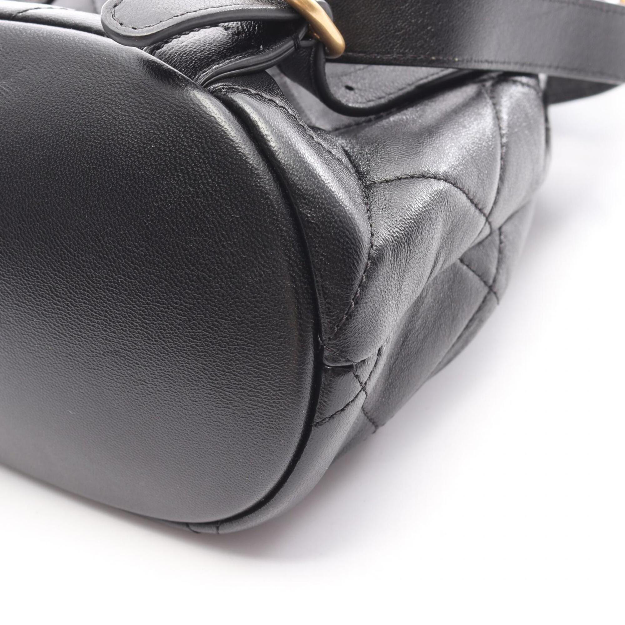 Chanel Black Leather Backpack (Pre-Owned)