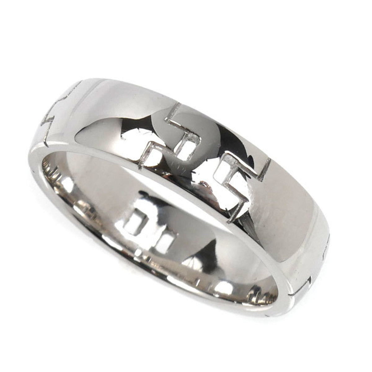 Hermes White Gold (18K) Band Ring (Pre-Owned)