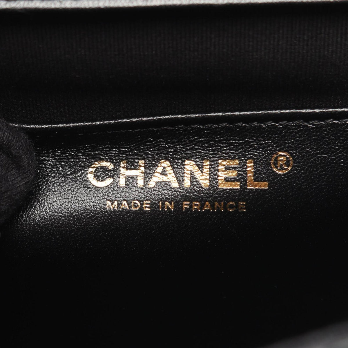Chanel Black Leather Handbag Shoulder Bag (Pre-Owned)
