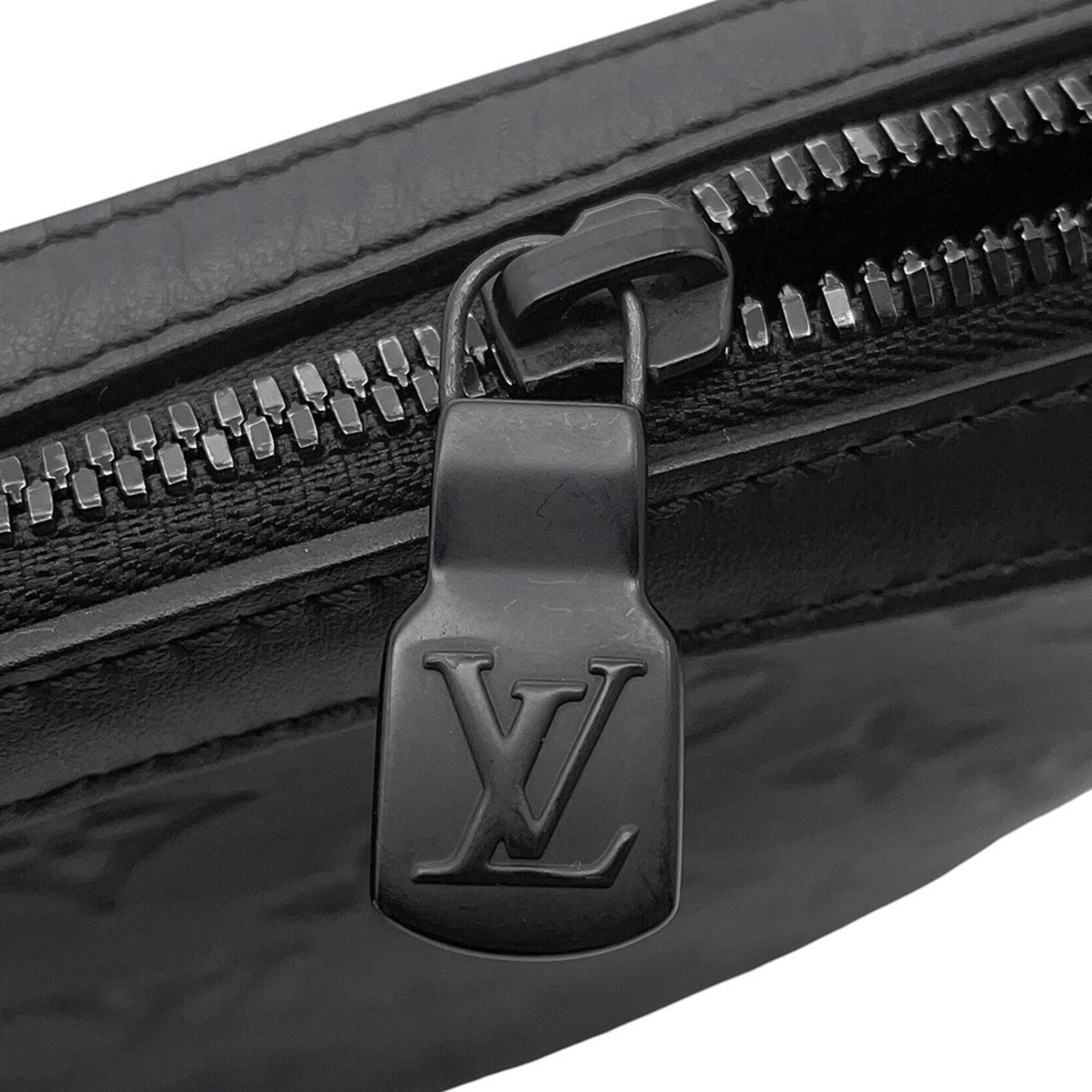 Louis Vuitton Monogram Shadow Black Noir Monogram Shadow Handbag Shoulder Bag (Pre-Owned)