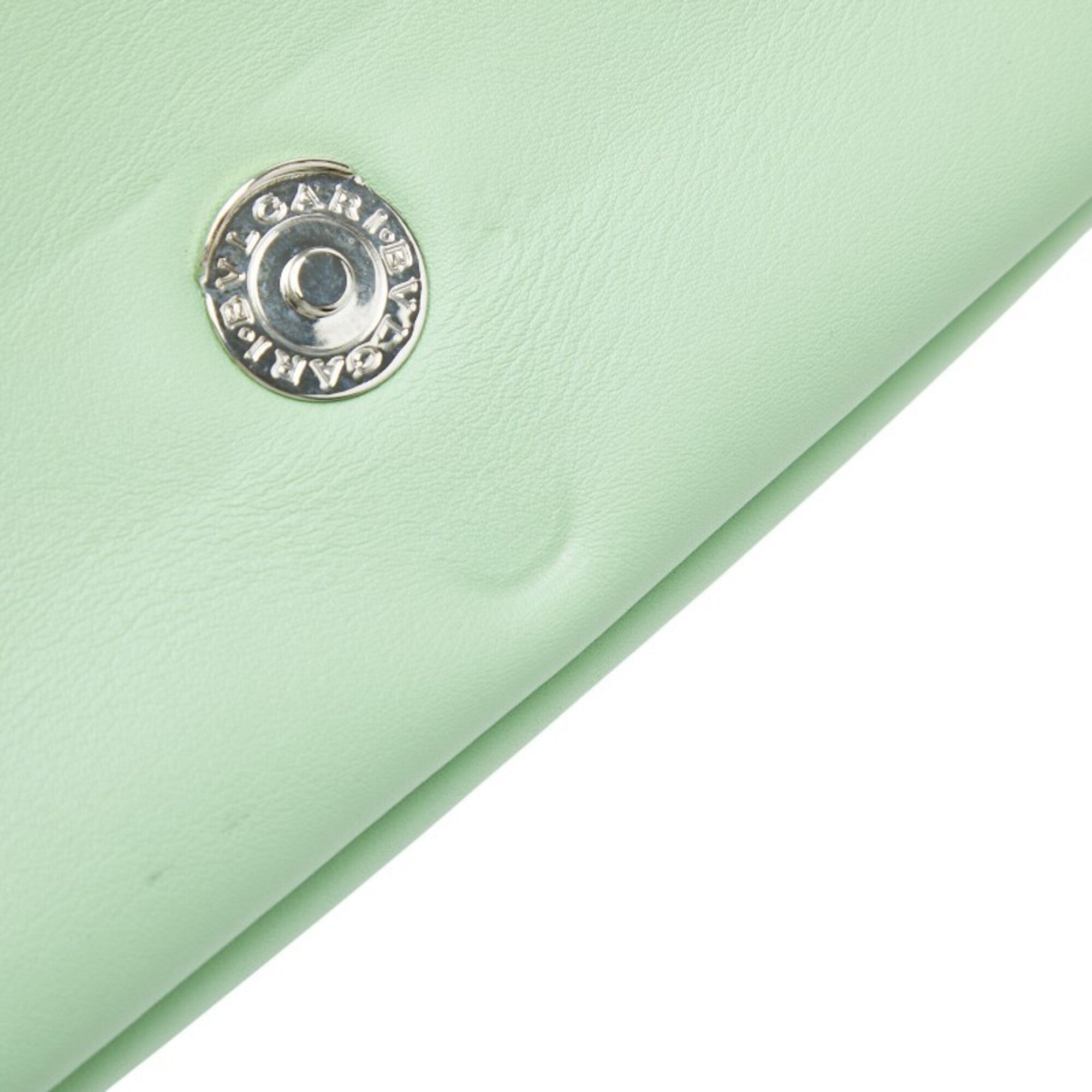 Bvlgari Green Leather Shoulder Bag (Pre-Owned)