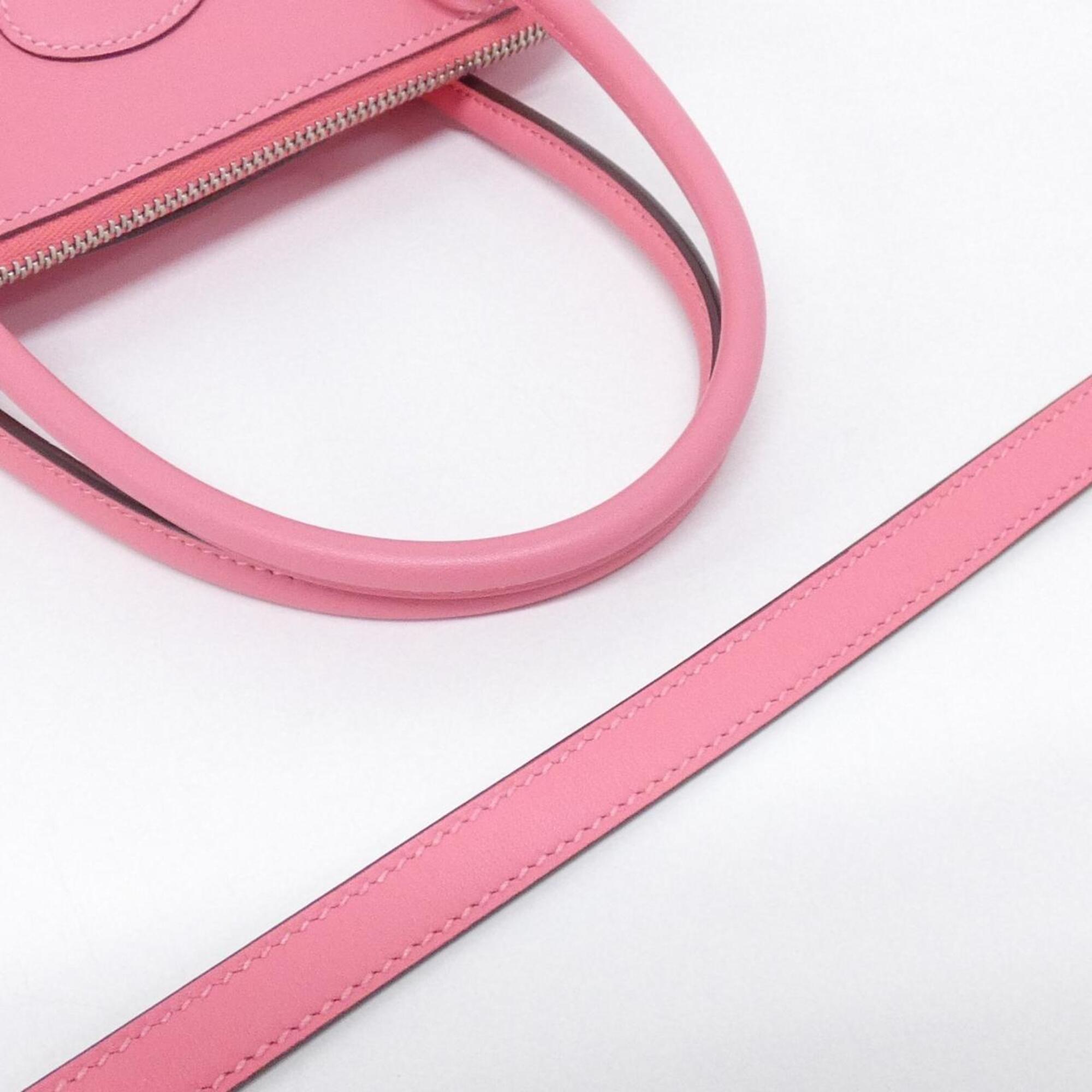 Hermes Pink Swift Leather Handbag (Pre-Owned)