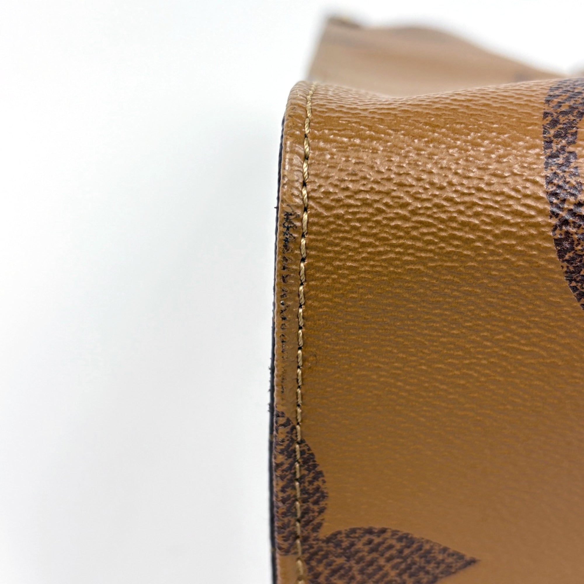 Louis Vuitton Brown Monogram Reverse Tote Bag (Pre-Owned)