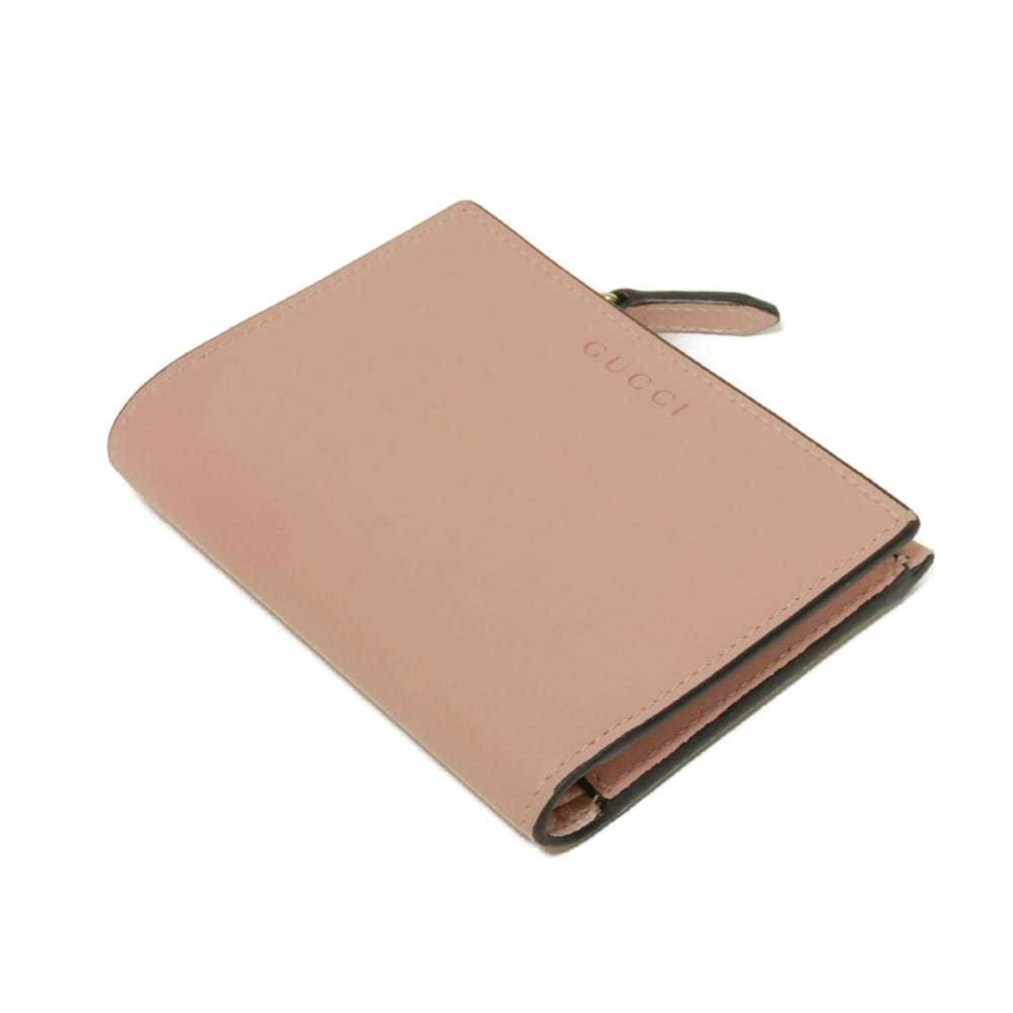 Gucci Dusty Pink Pink Leather Wallet (Bi-Fold) (Pre-Owned)