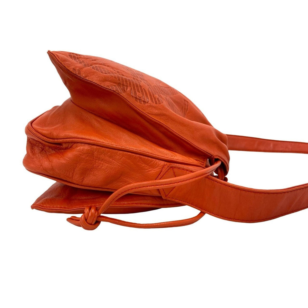 Loewe Orange Leather Crossbody Bag Shoulder Bag (Pre-Owned)