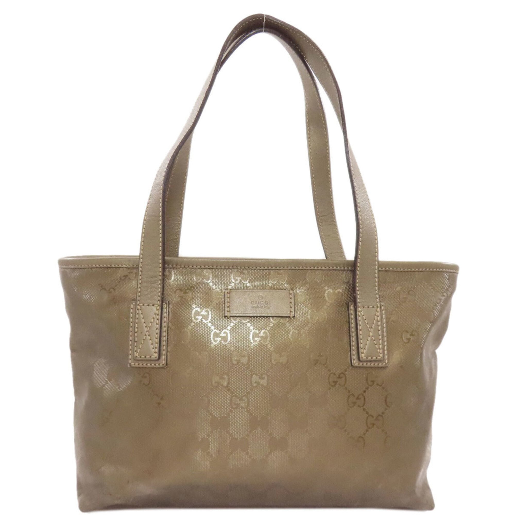 Gucci Bronze Pvc Handbag (Pre-Owned)