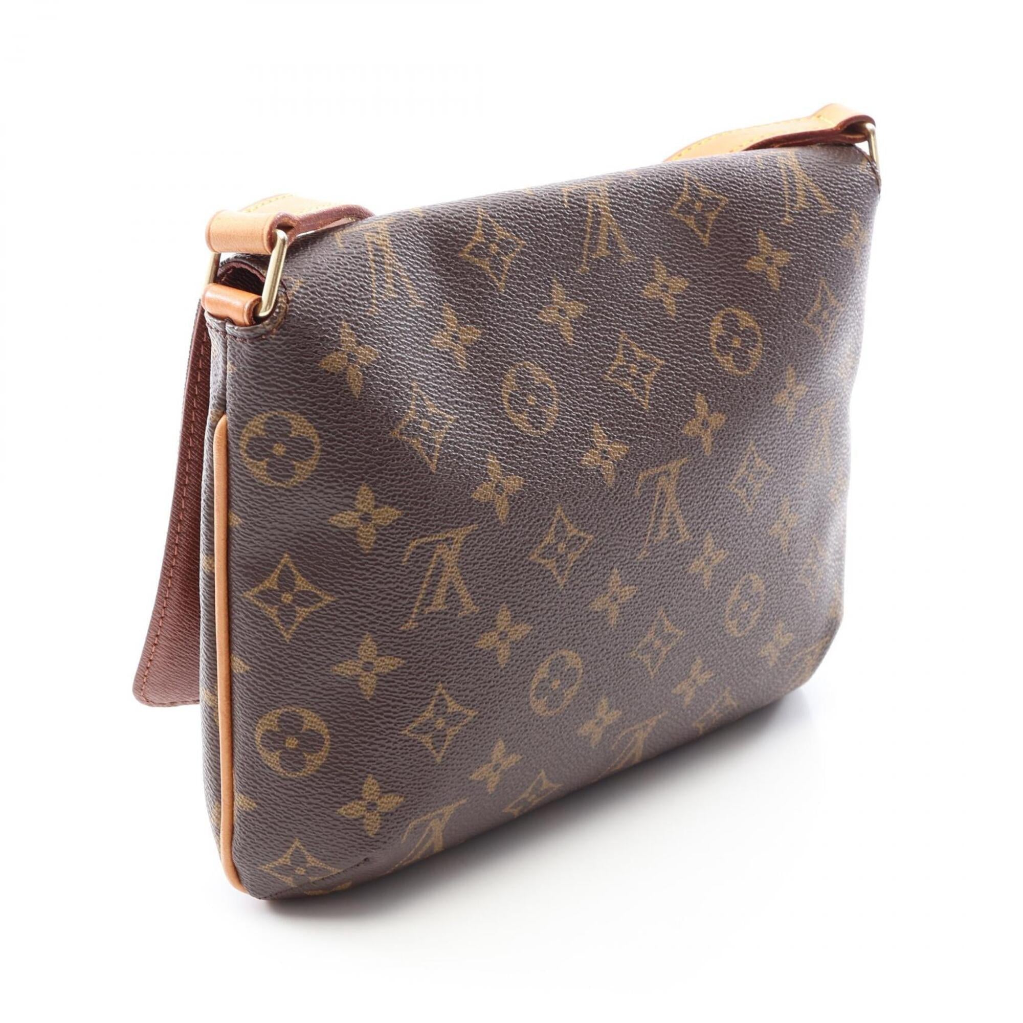Louis Vuitton Brown Pvc Coated Canvas Handbag Shoulder Bag (Pre-Owned)