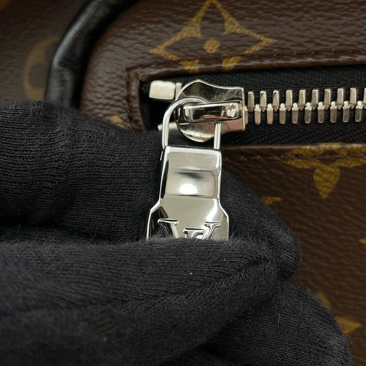 Louis Vuitton Brown Monogram Macassar Noir Monogram Backpack (Pre-Owned)