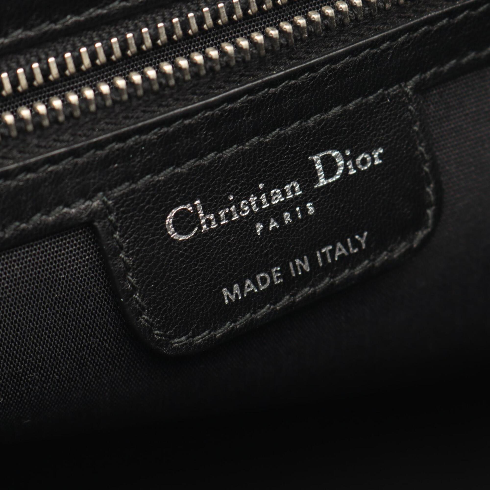 Christian Dior Black Leather Handbag (Pre-Owned)