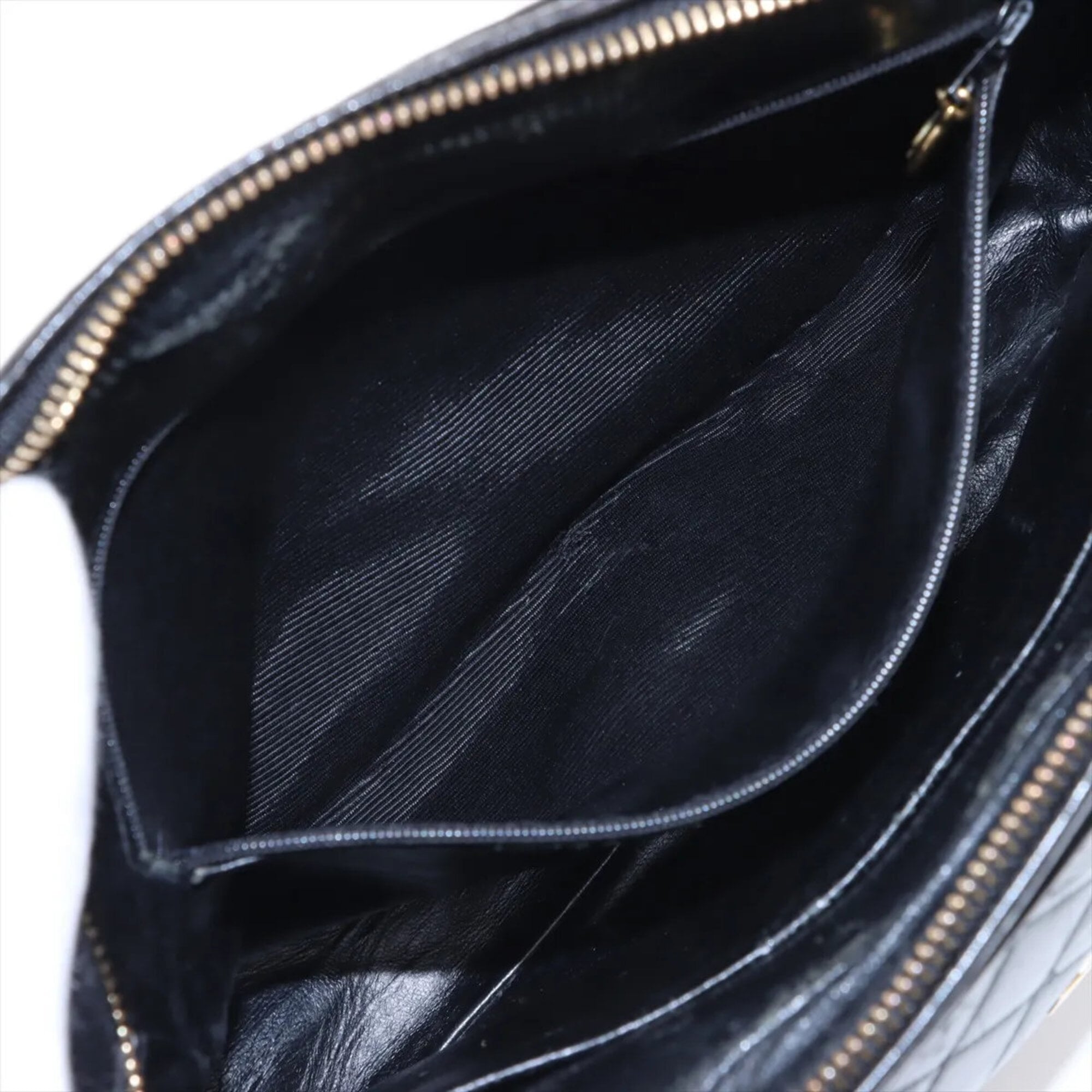 Chanel Black Leather Shoulder Bag Tote Bag (Pre-Owned)