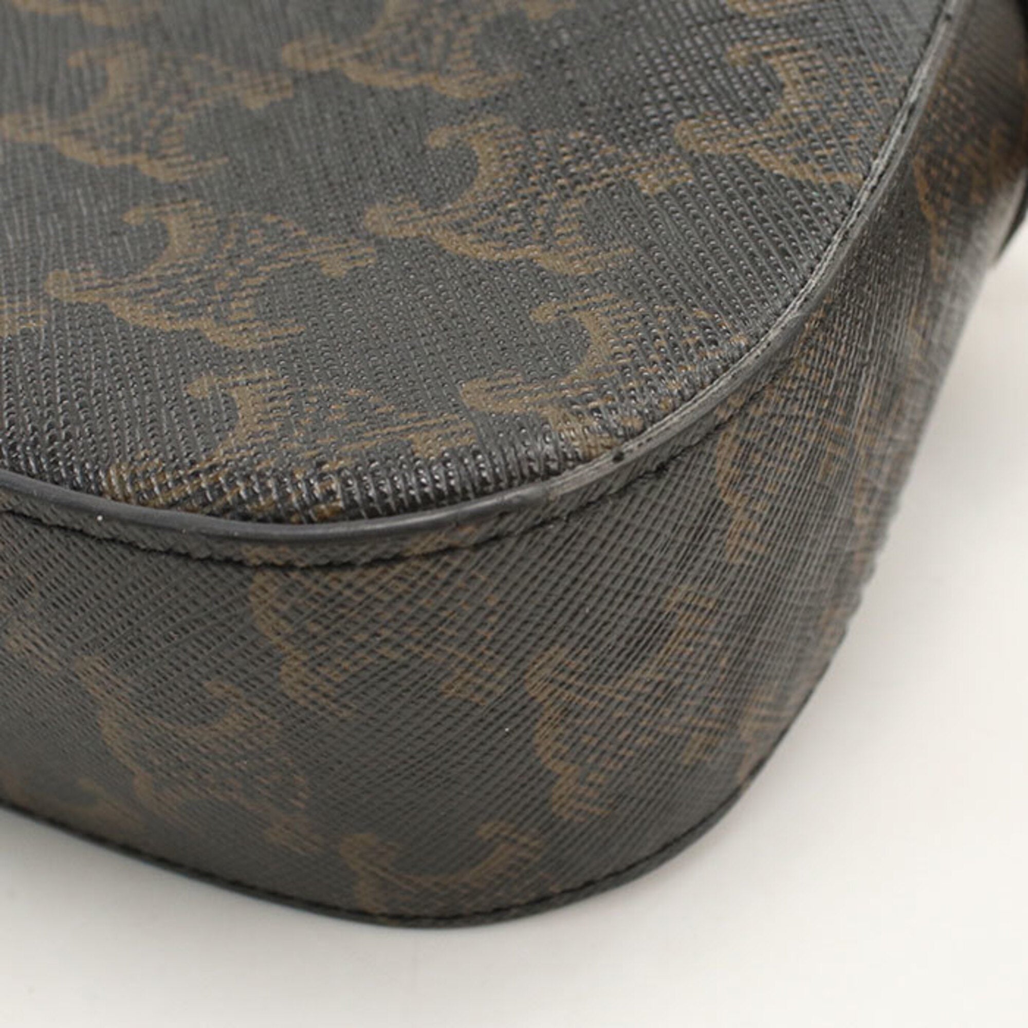 Celine Brown Pvc Leather Shoulder Bag (Pre-Owned)