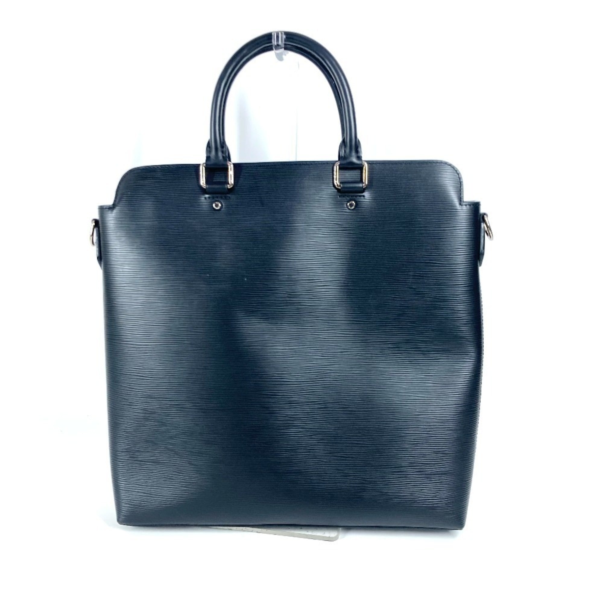 Louis Vuitton Black Noir Epi Leather Handbag Shoulder Bag Tote Bag (Pre-Owned)