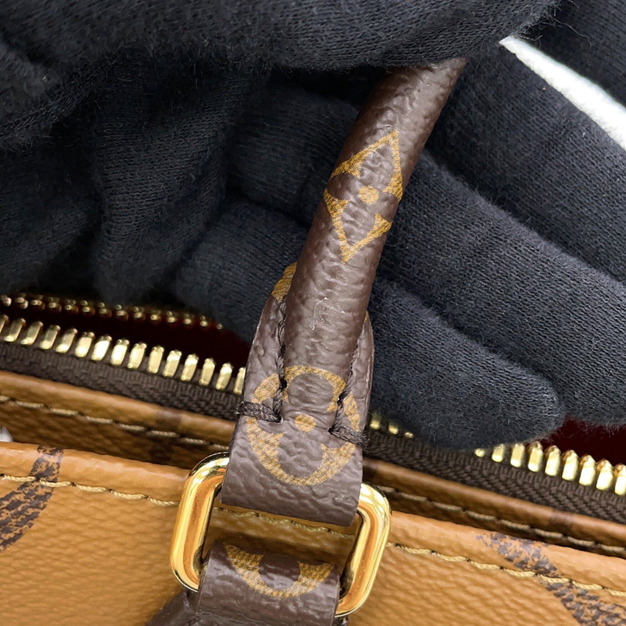 Louis Vuitton Monogram Reverse Red Color Monogram Reverse Handbag Shoulder Bag (Pre-Owned)