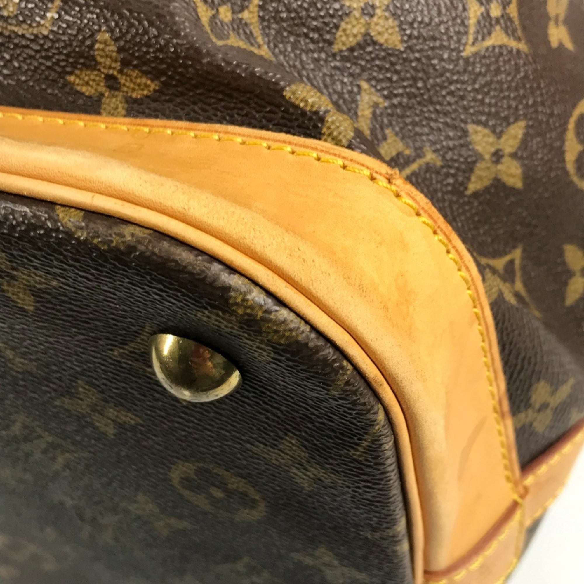 Louis Vuitton Brown Monogram Canvas Boston Bag Handbag (Pre-Owned)