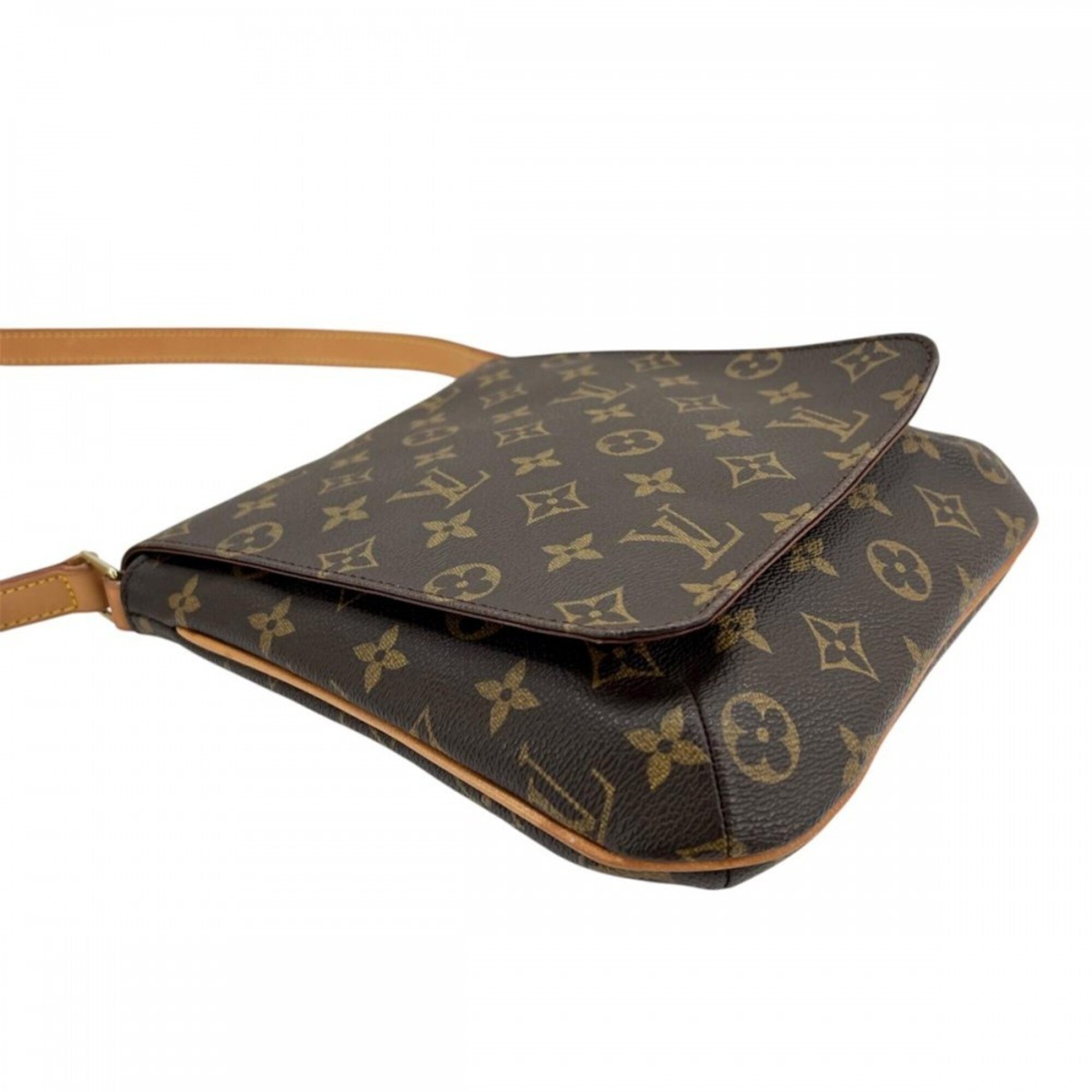 Louis Vuitton Brown Monogram Canvas Shoulder Bag (Pre-Owned)